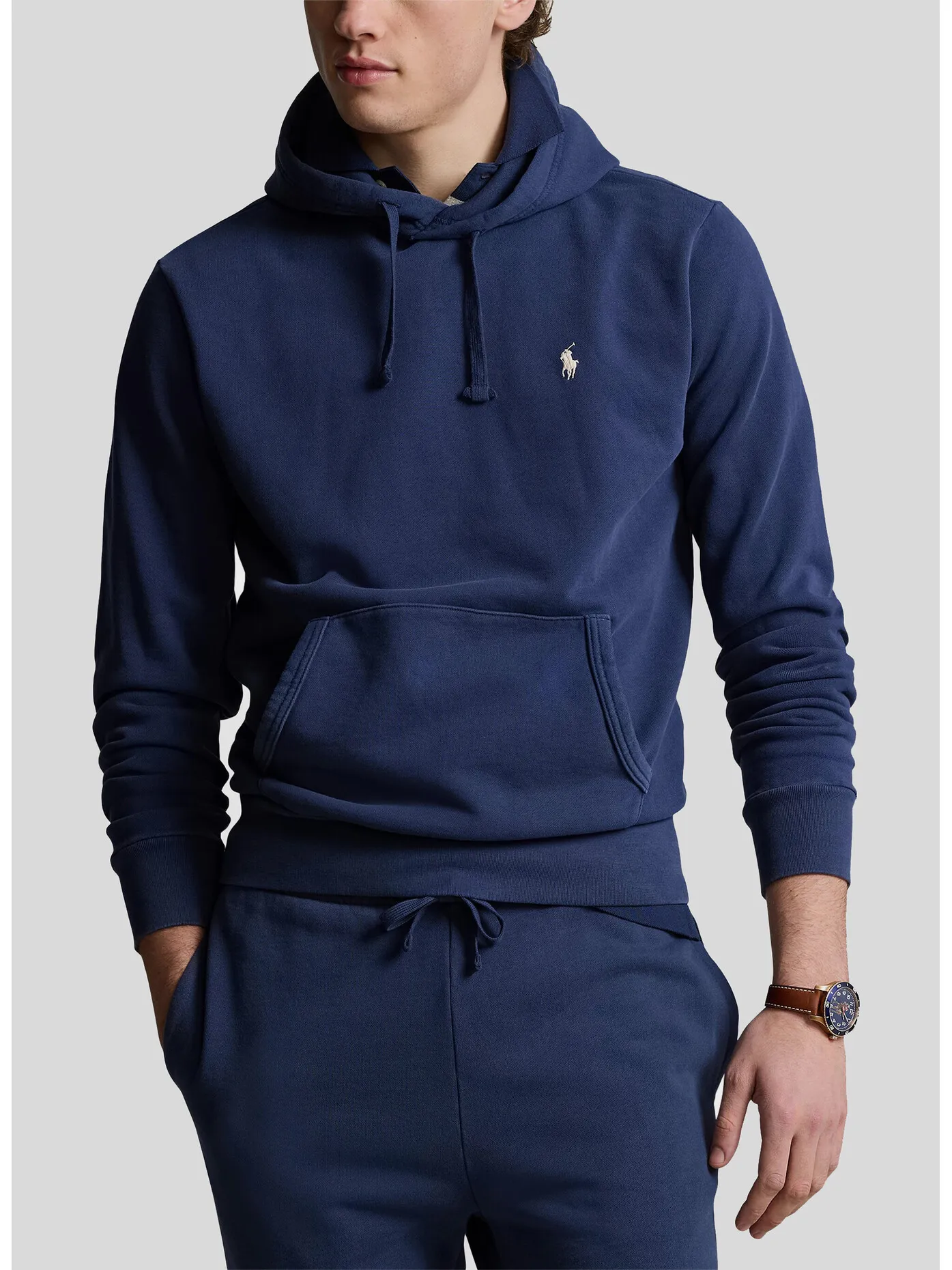     -POLO RALPH LAUREN    -FELPA HOODIE CON LOGO RICAMATO-