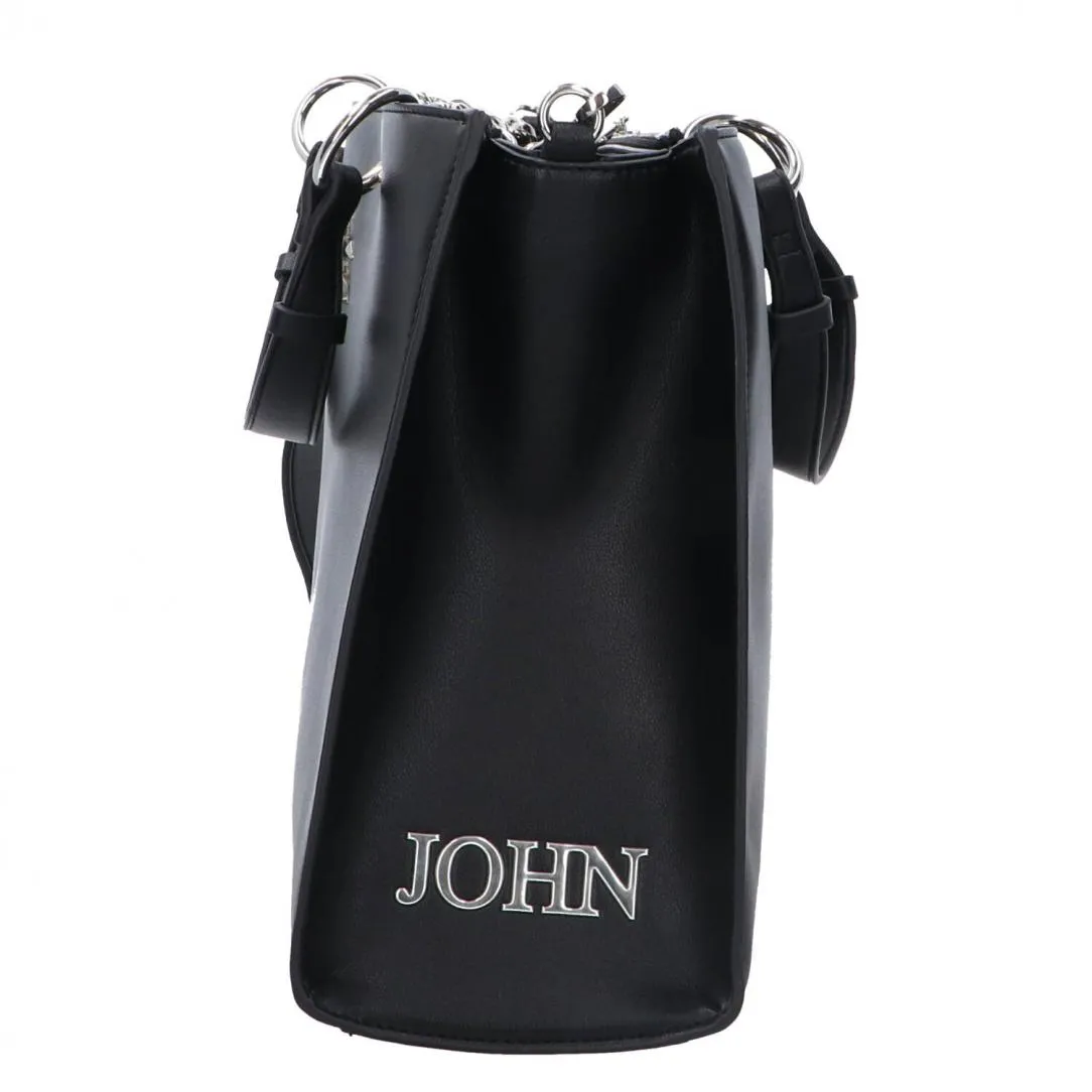 23237 TOTE BAG HARIU Nero Argento