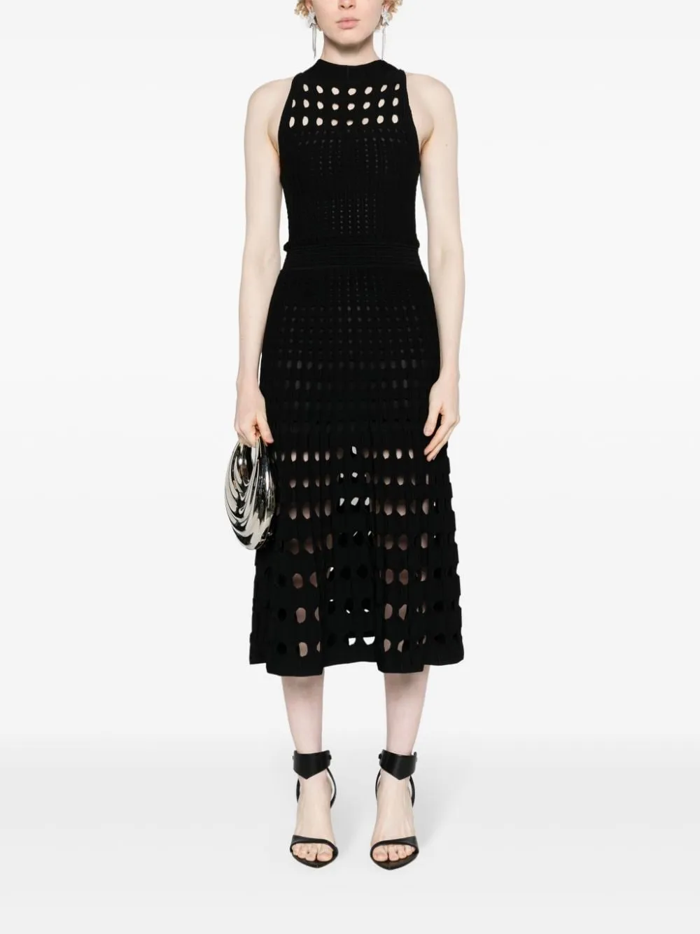 Abito in maglia nash in nero - donna