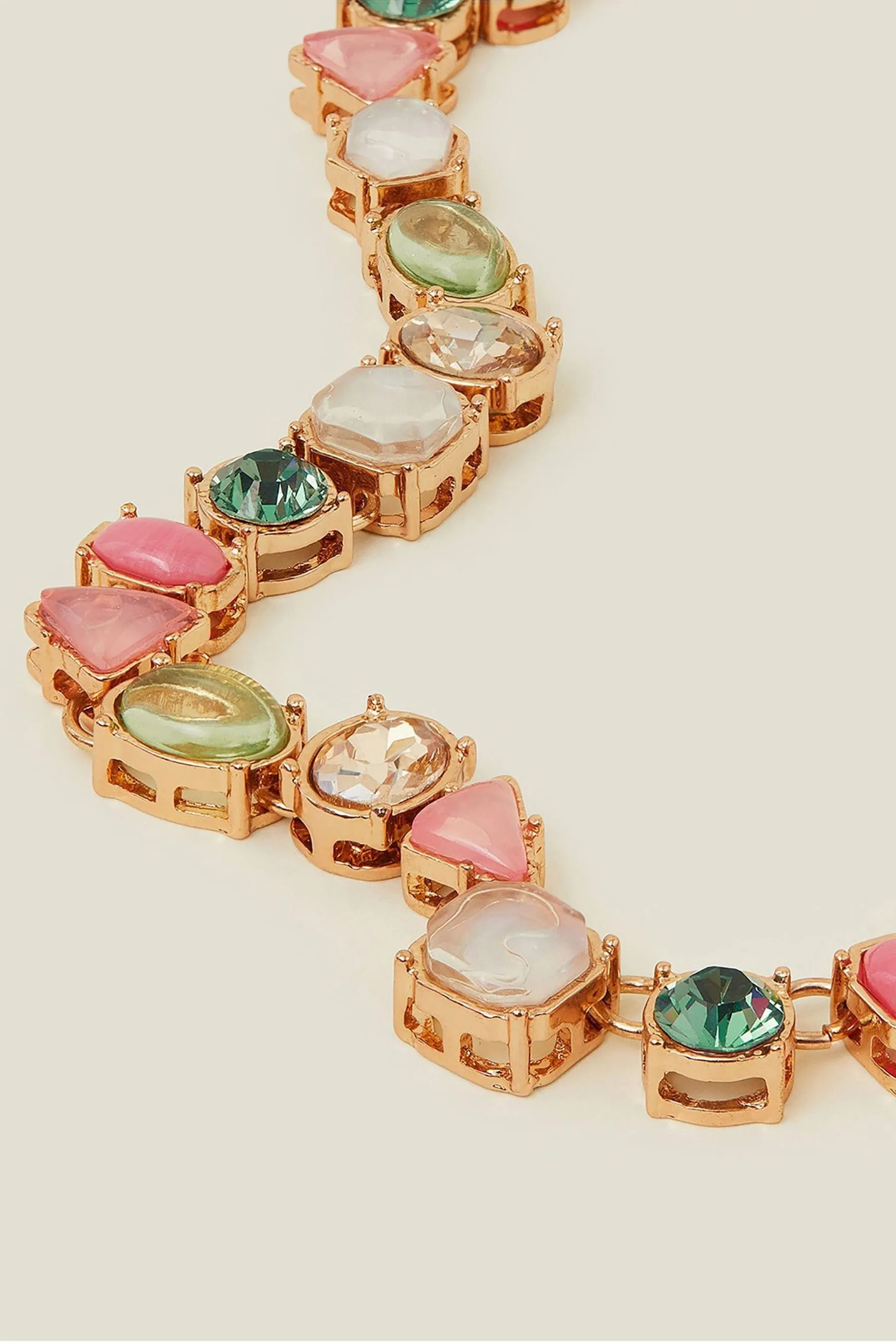 Accessorize - Collana a colletto con pietre eclettiche