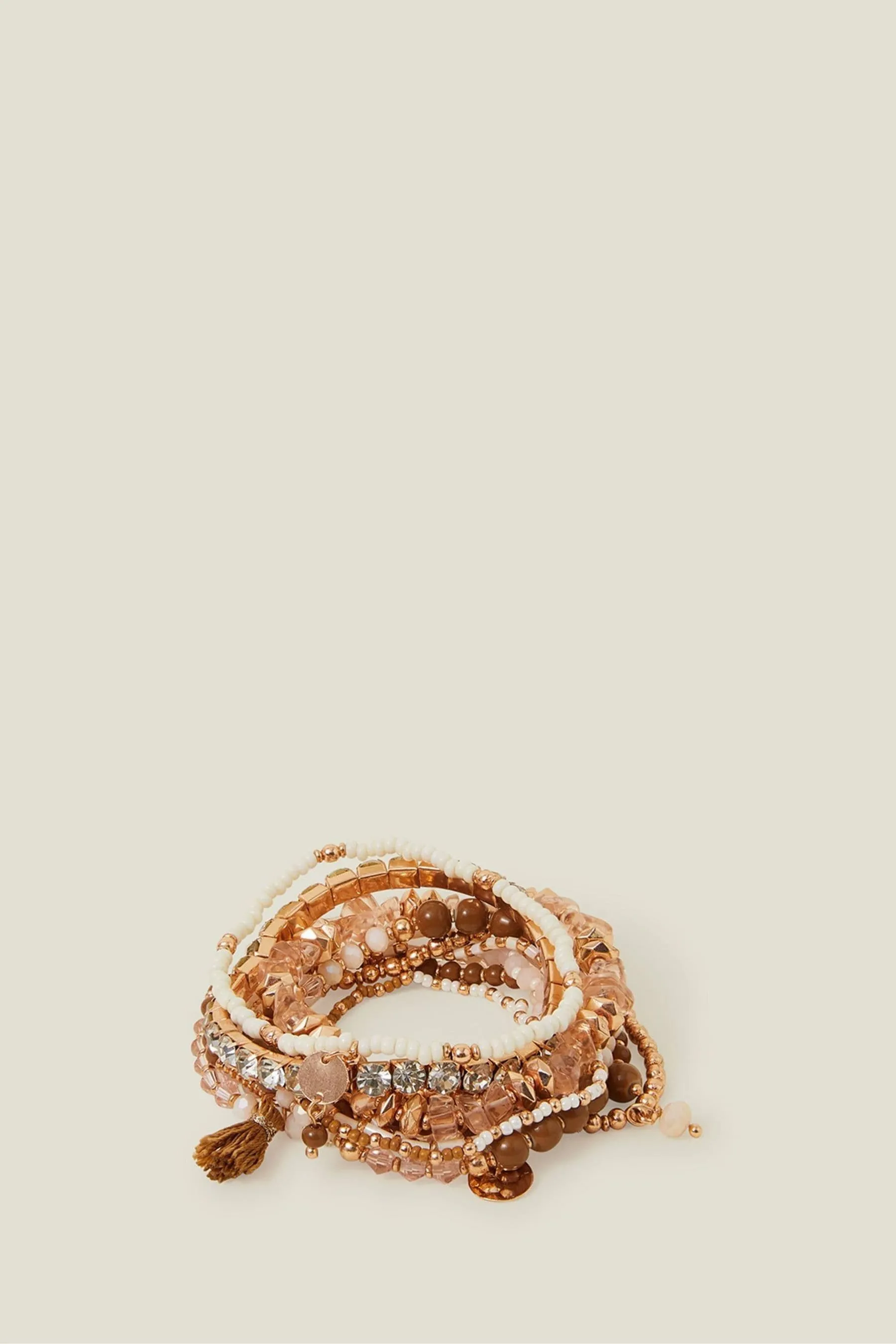 Accessorize Luxe - Bracciale elasticizzato con perline