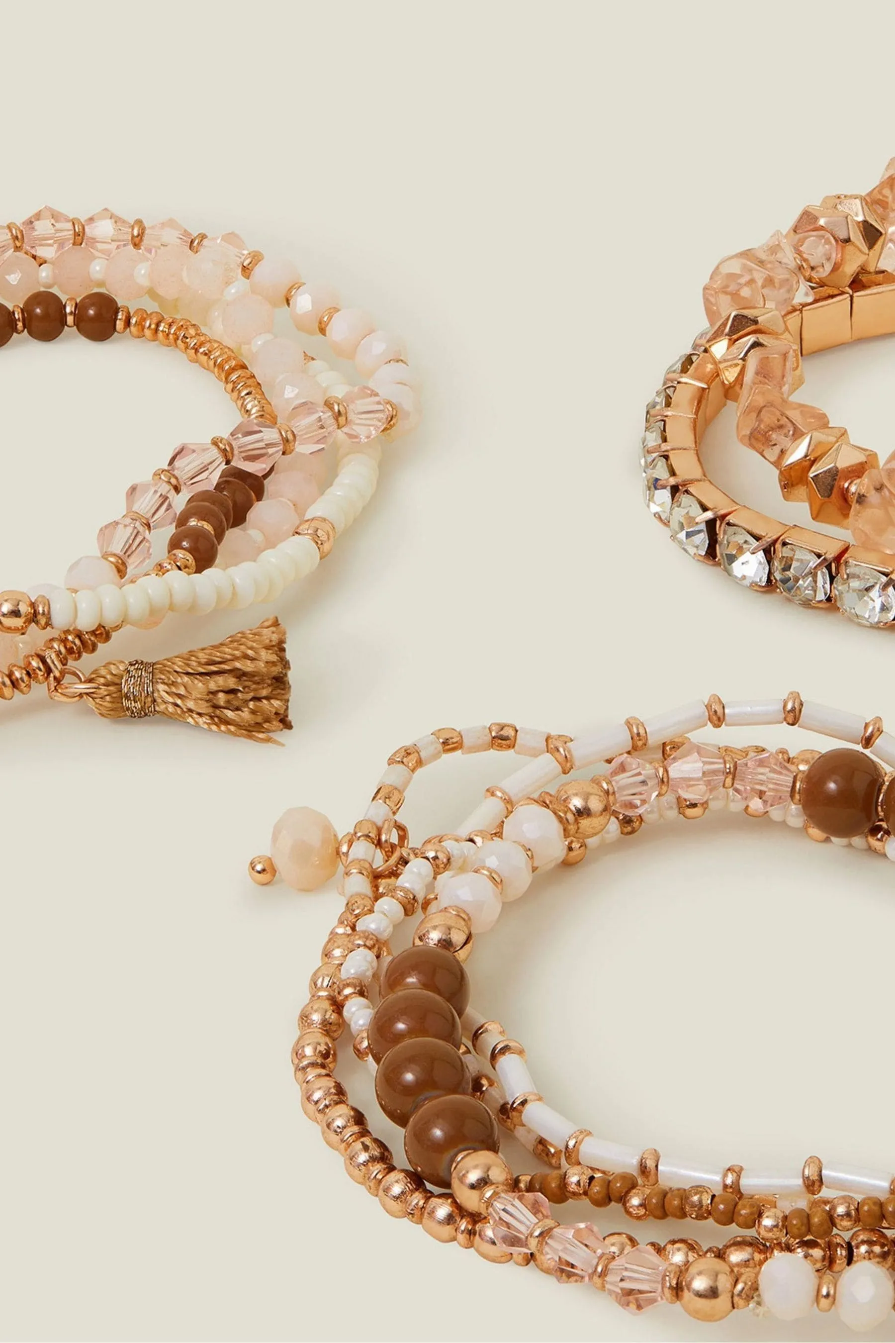 Accessorize Luxe - Bracciale elasticizzato con perline