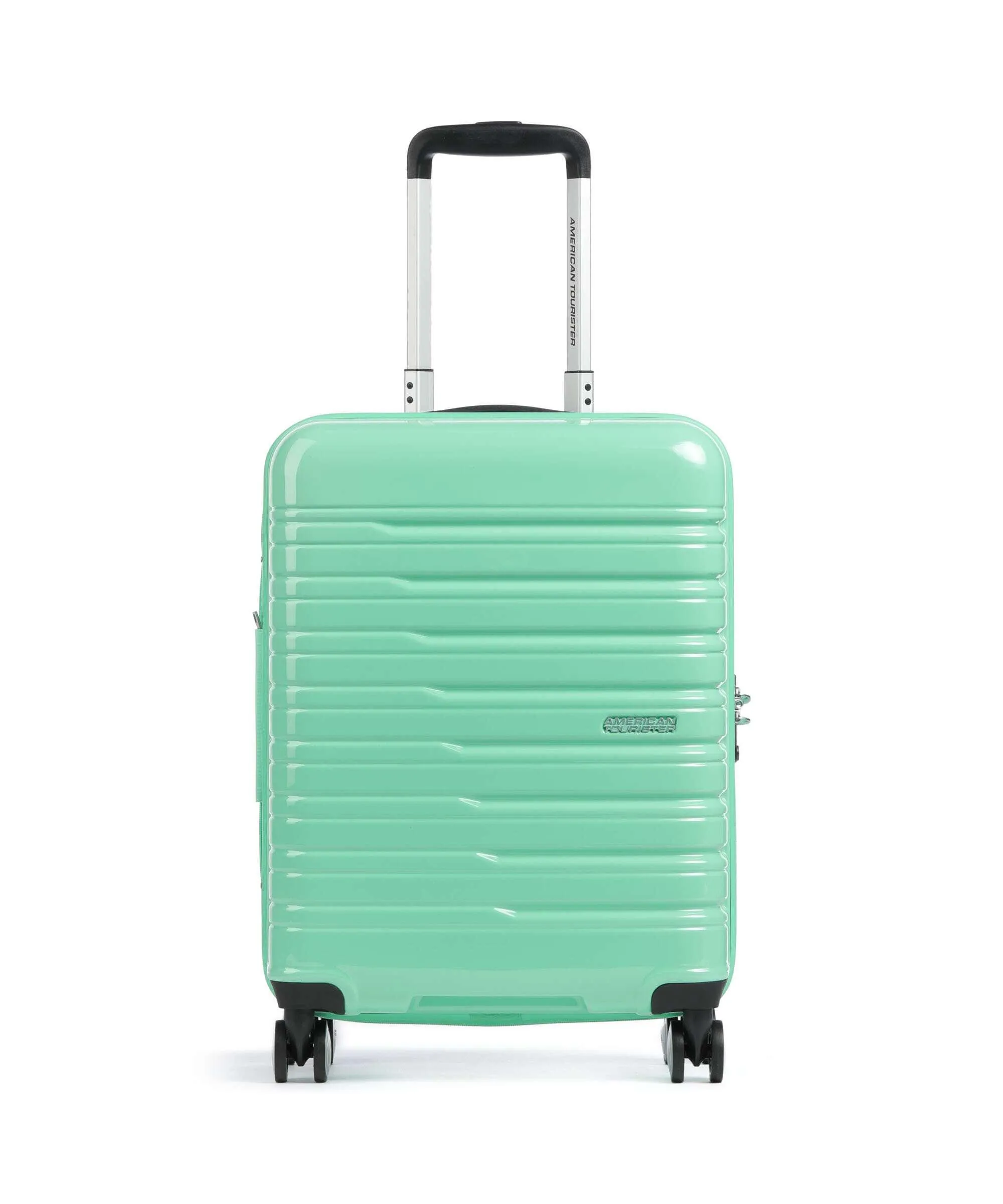  American Tourister Flashline Pop Valigia trolley (4 ruote) verde chiaro 55 cm  