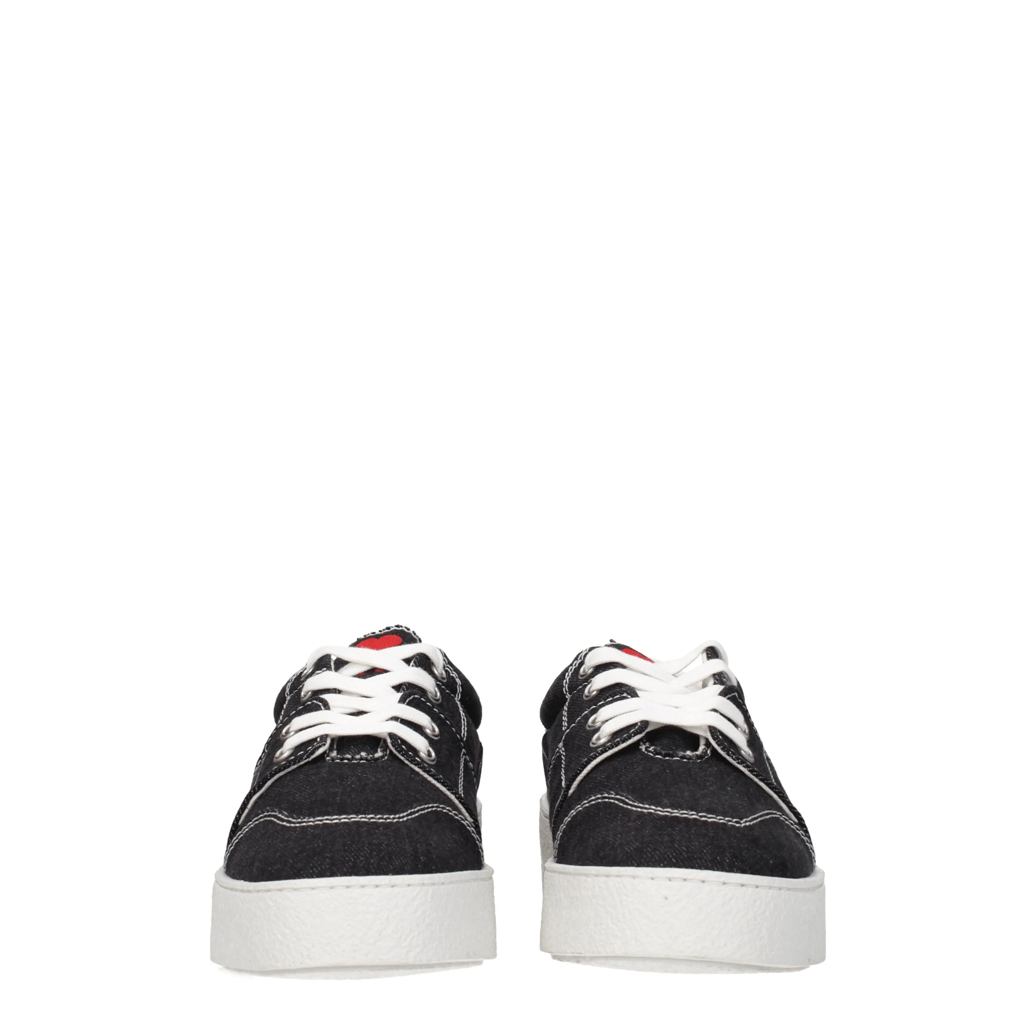 Ami Sneakers Uomo Tessuto Nero/Bianco