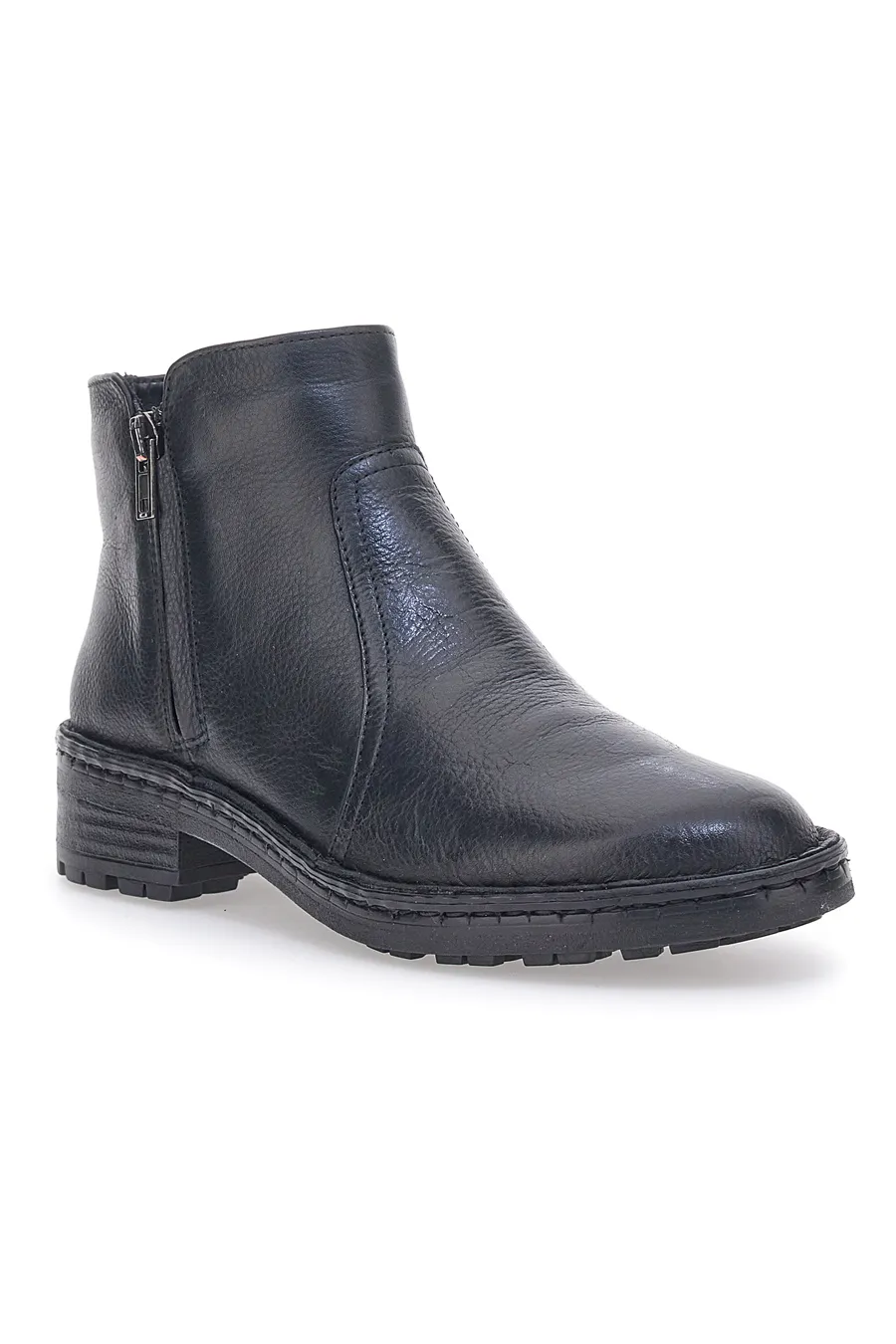 Ankle Boots in Vera Pelle Pittarello 379063 Neri