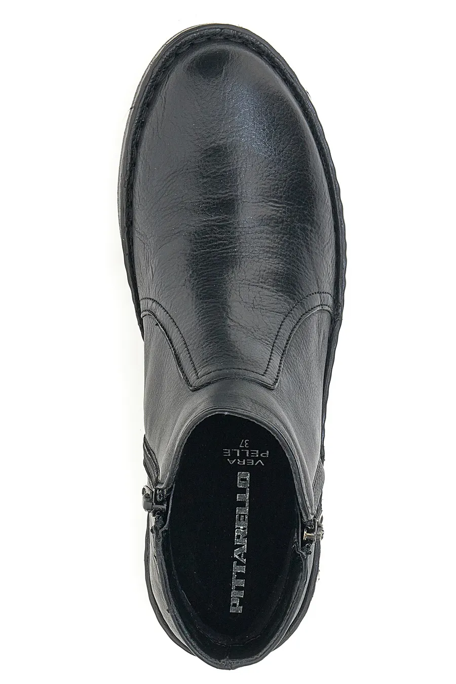 Ankle Boots in Vera Pelle Pittarello 379063 Neri
