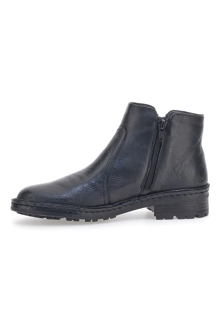 Ankle Boots in Vera Pelle Pittarello 379063 Neri