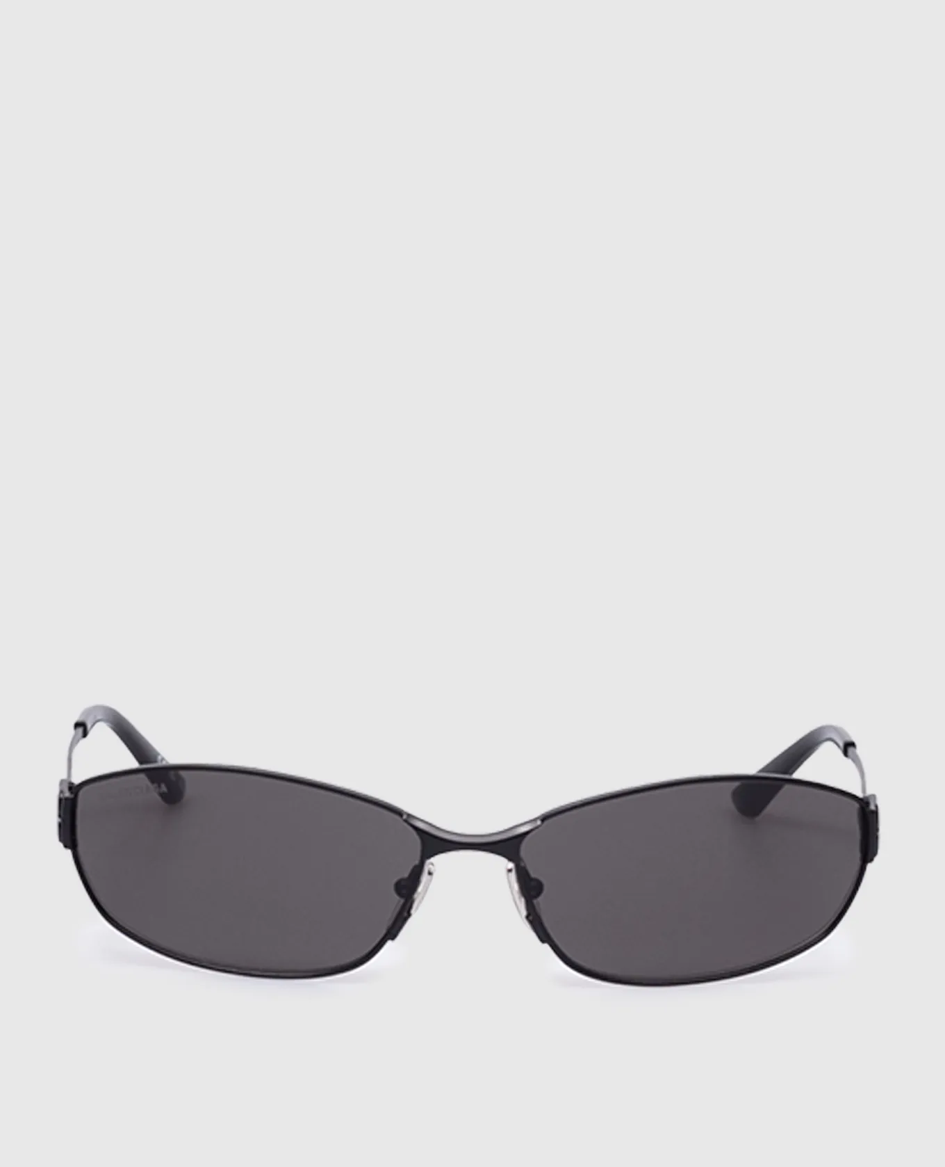 Balenciaga Occhiali da sole neri ovali Mercury 773550T0005W