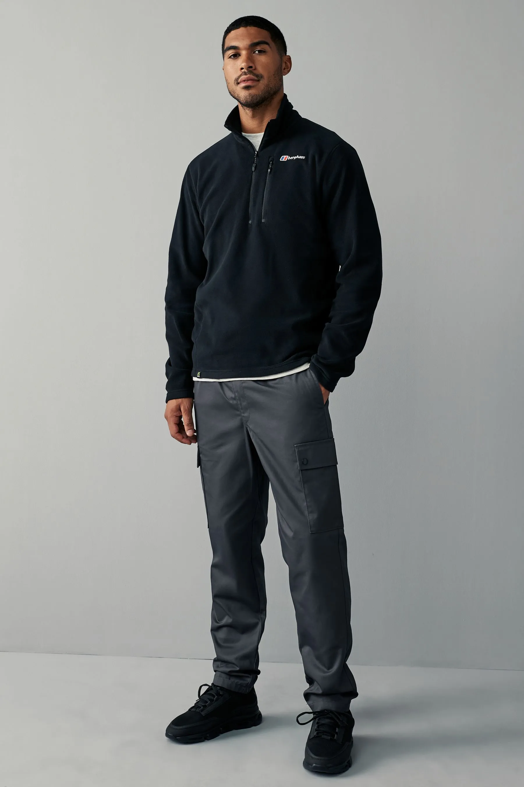 Berghaus - Micro Polartec - Pile con prisma e mezza zip    