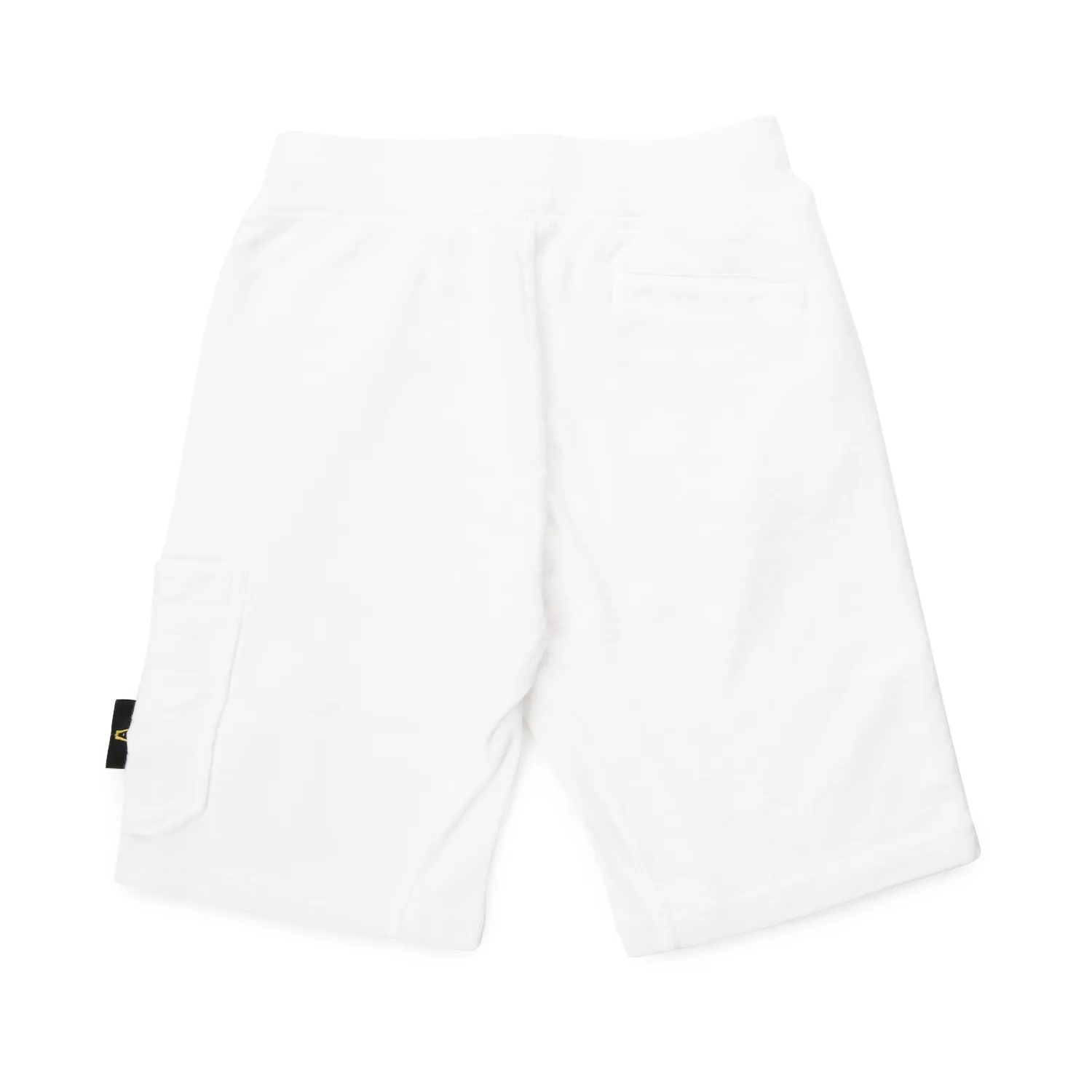 Bermuda Bianco In Felpa Con Patch Bambino E Teen