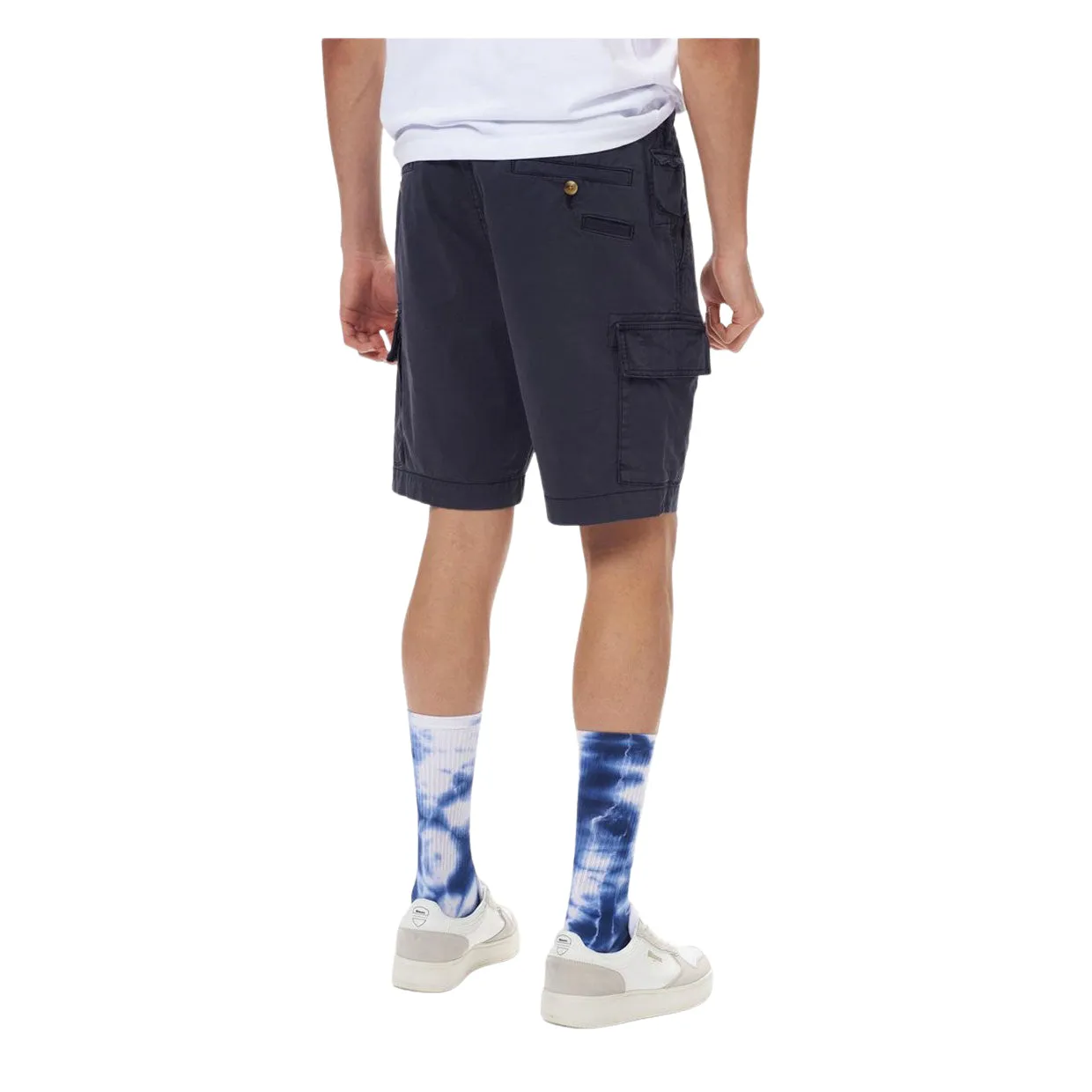 Bermuda Uomo Blauer Cargo Blu