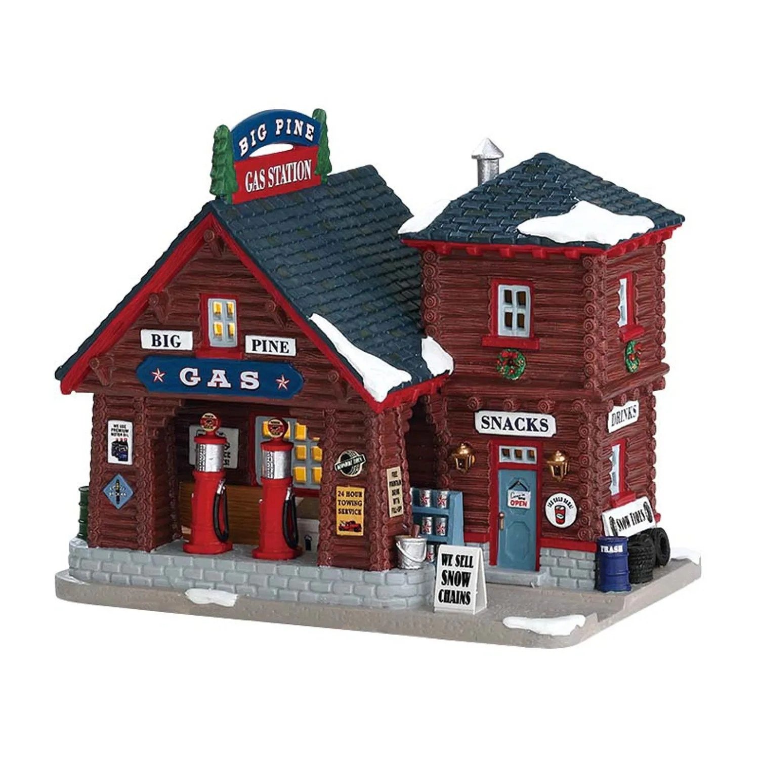 Big Pine Gas Station - Lemax decorazione Natale 