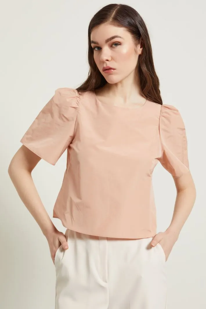 Blusa in taffetà
