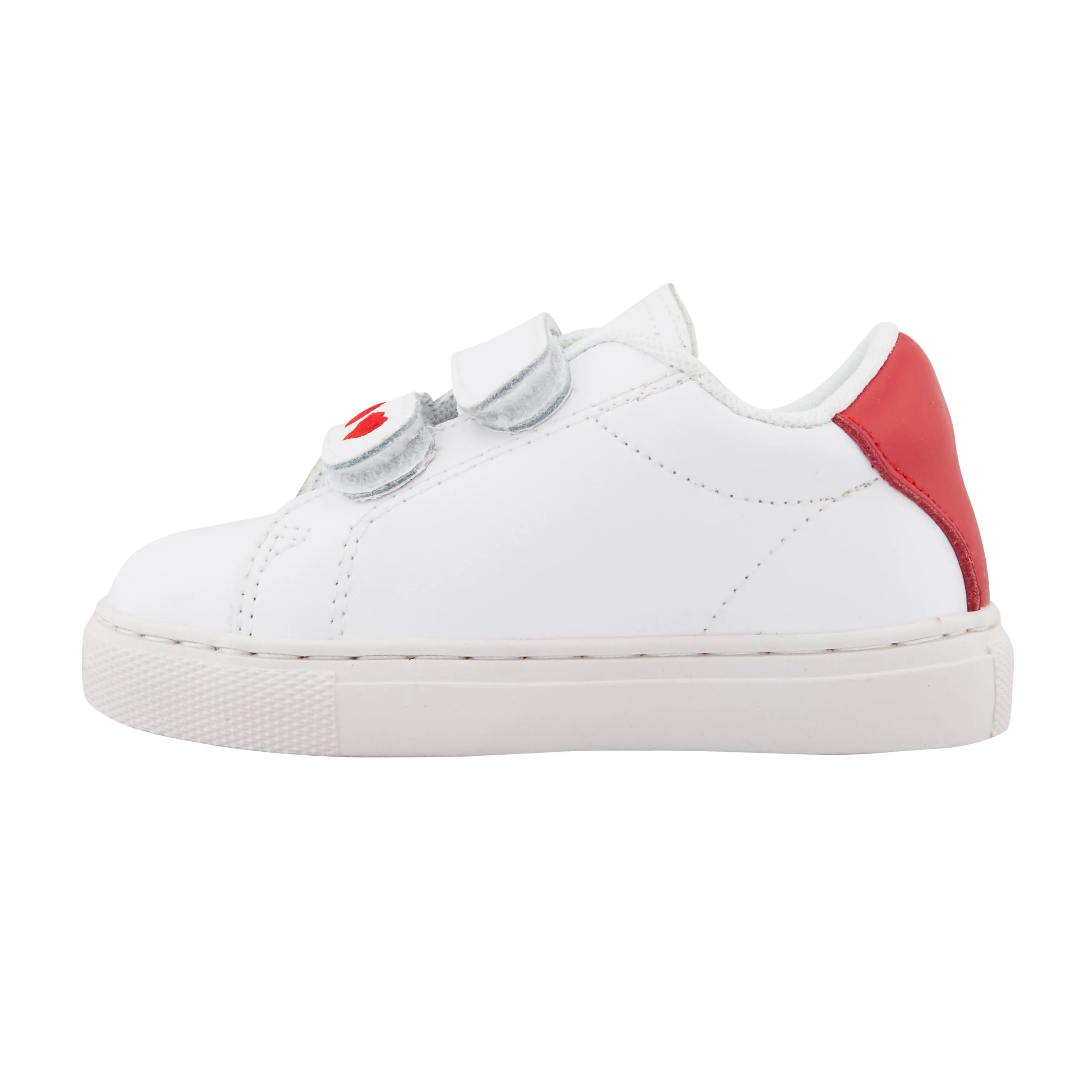  BONS BAISERS PARIS   MINI EDITH AMOUR - Sneakers en cuir | Blanc