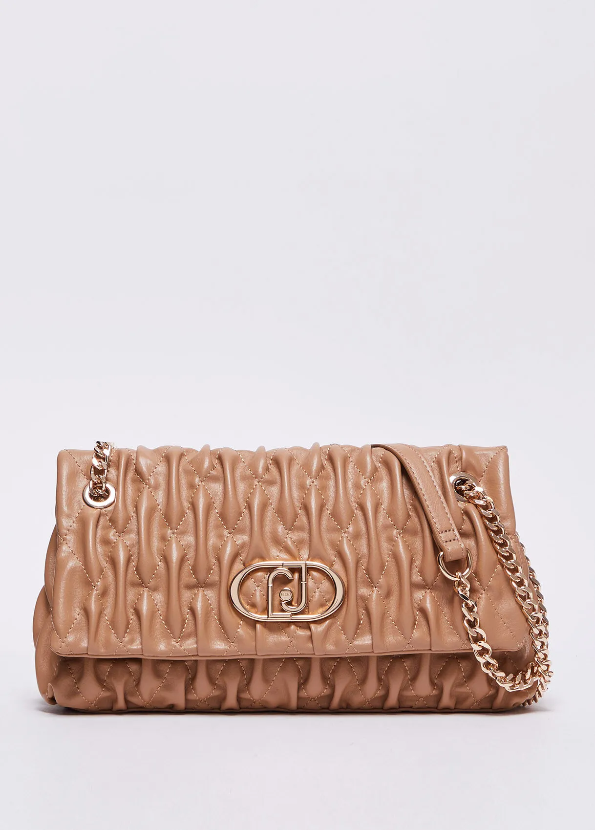 Borsa a mano effetto goffrato