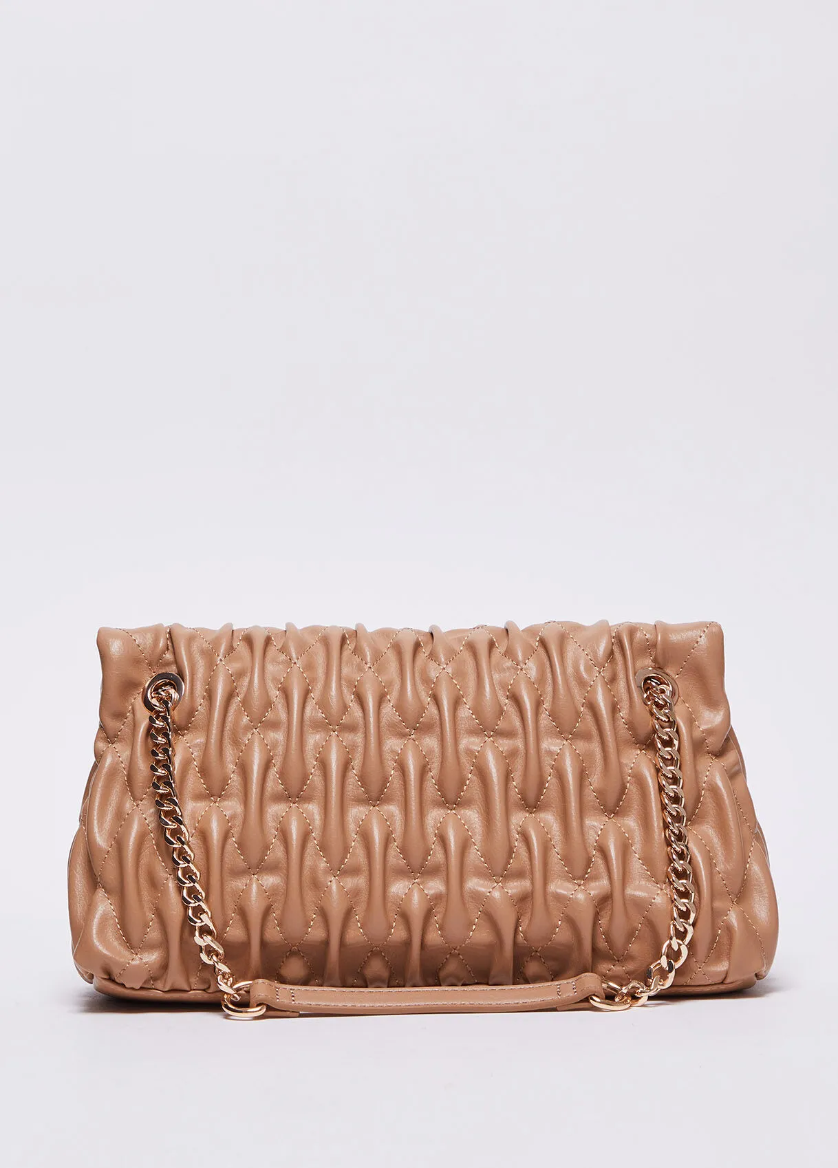 Borsa a mano effetto goffrato
