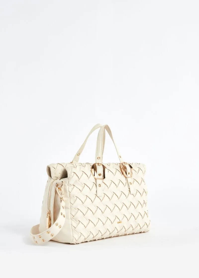 Borsa a mano intrecciata