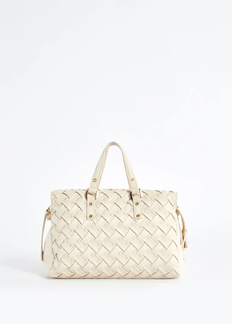 Borsa a mano intrecciata