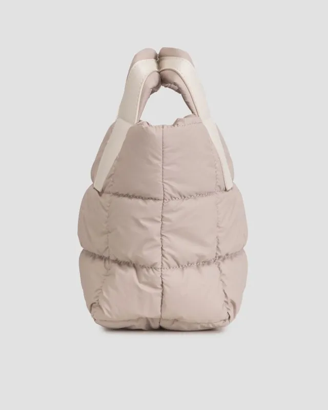 Borsa a spalla beige da donna Vee Collective Porter Tote Mini