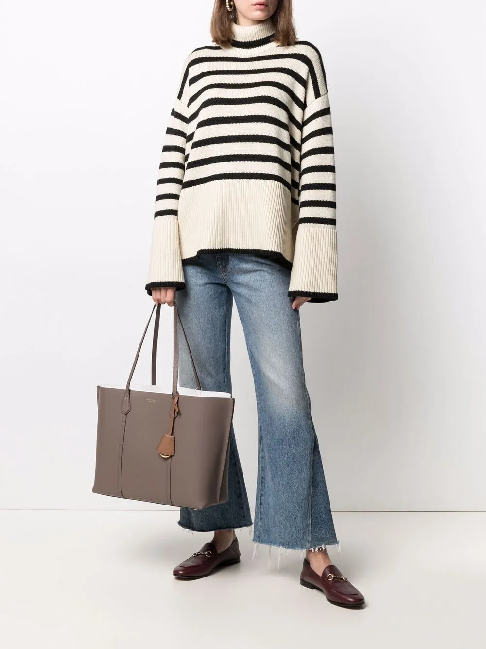 Borsa a spalla Perry in grigio - donna