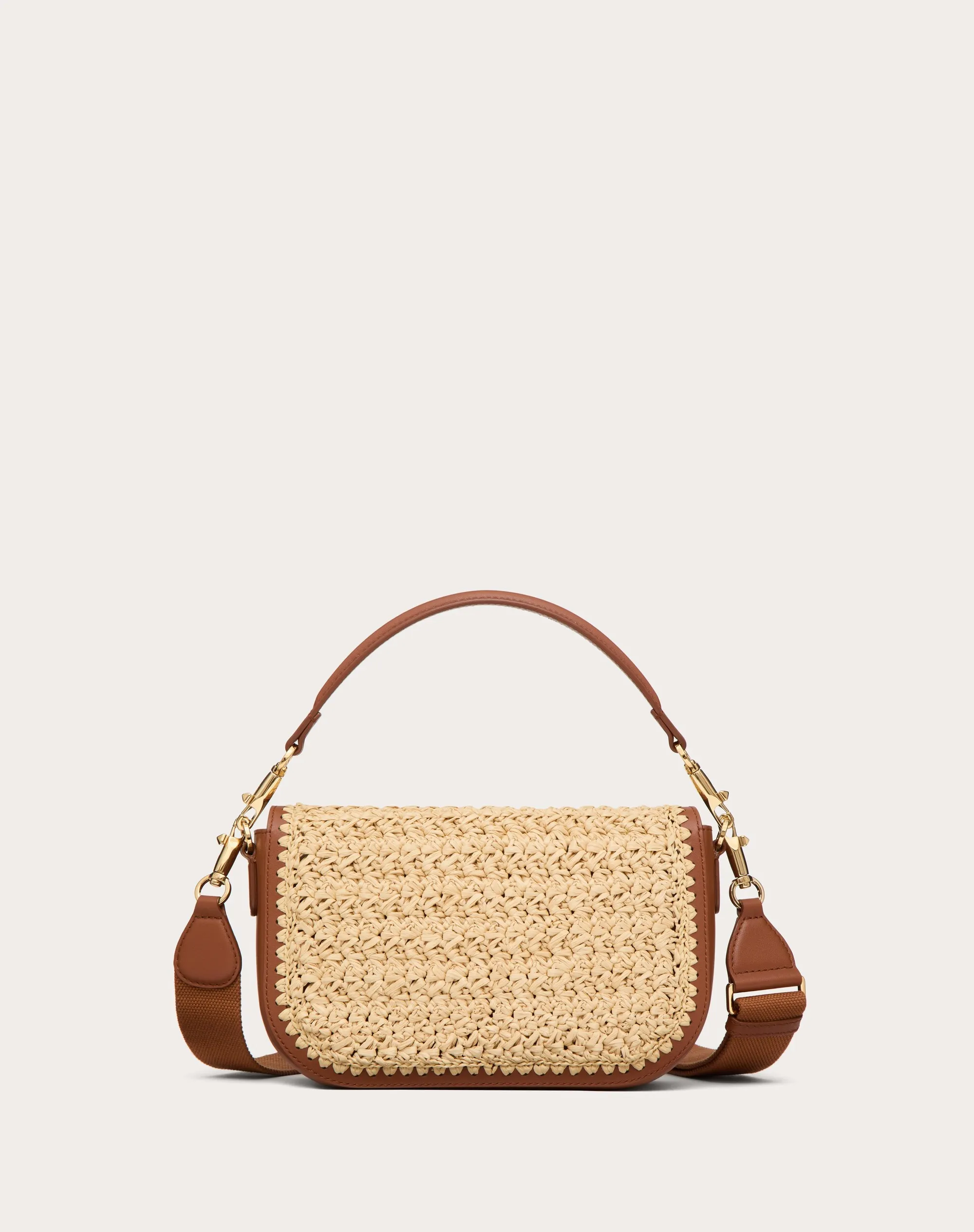 BORSA A SPALLA VALENTINO GARAVANI ALLTIME IN RAFIA