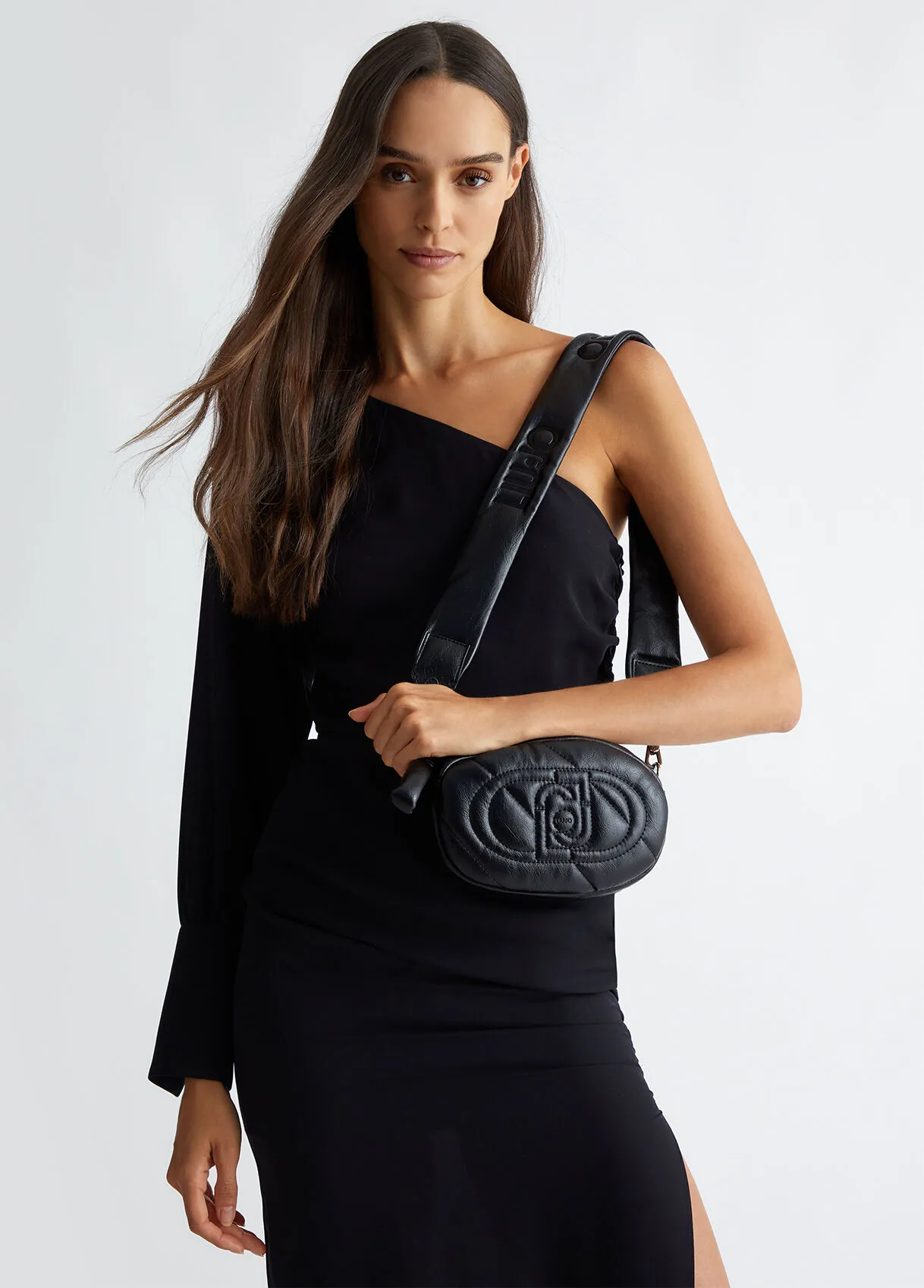 Borsa a tracolla glossy matelassé