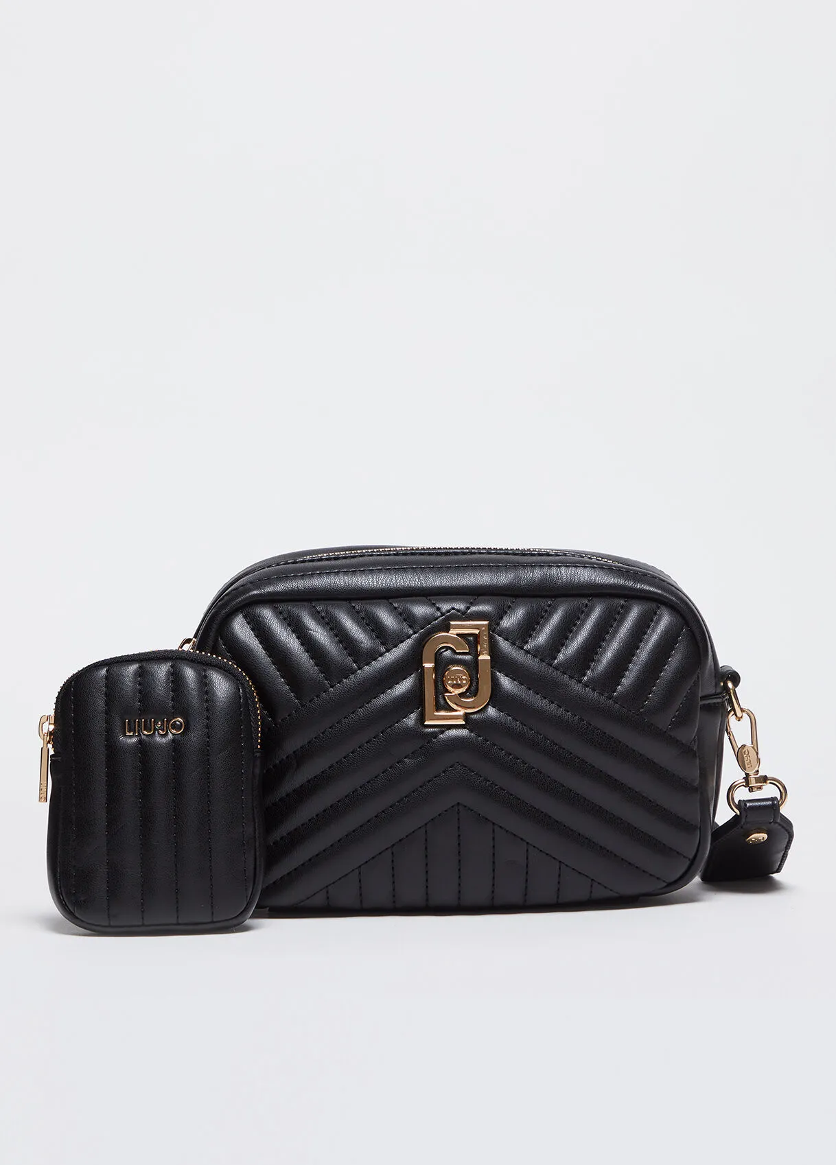 Borsa a tracolla matelassé con charm