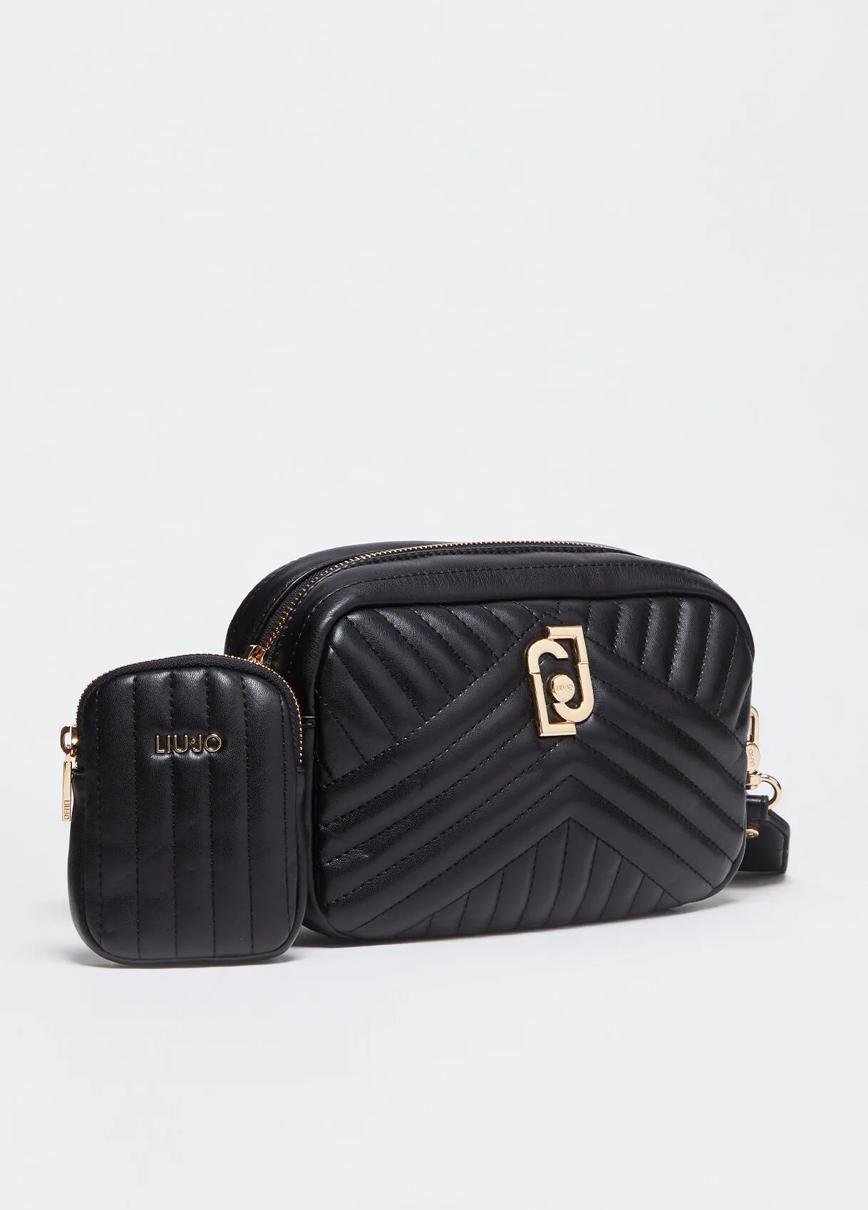 Borsa a tracolla matelassé con charm