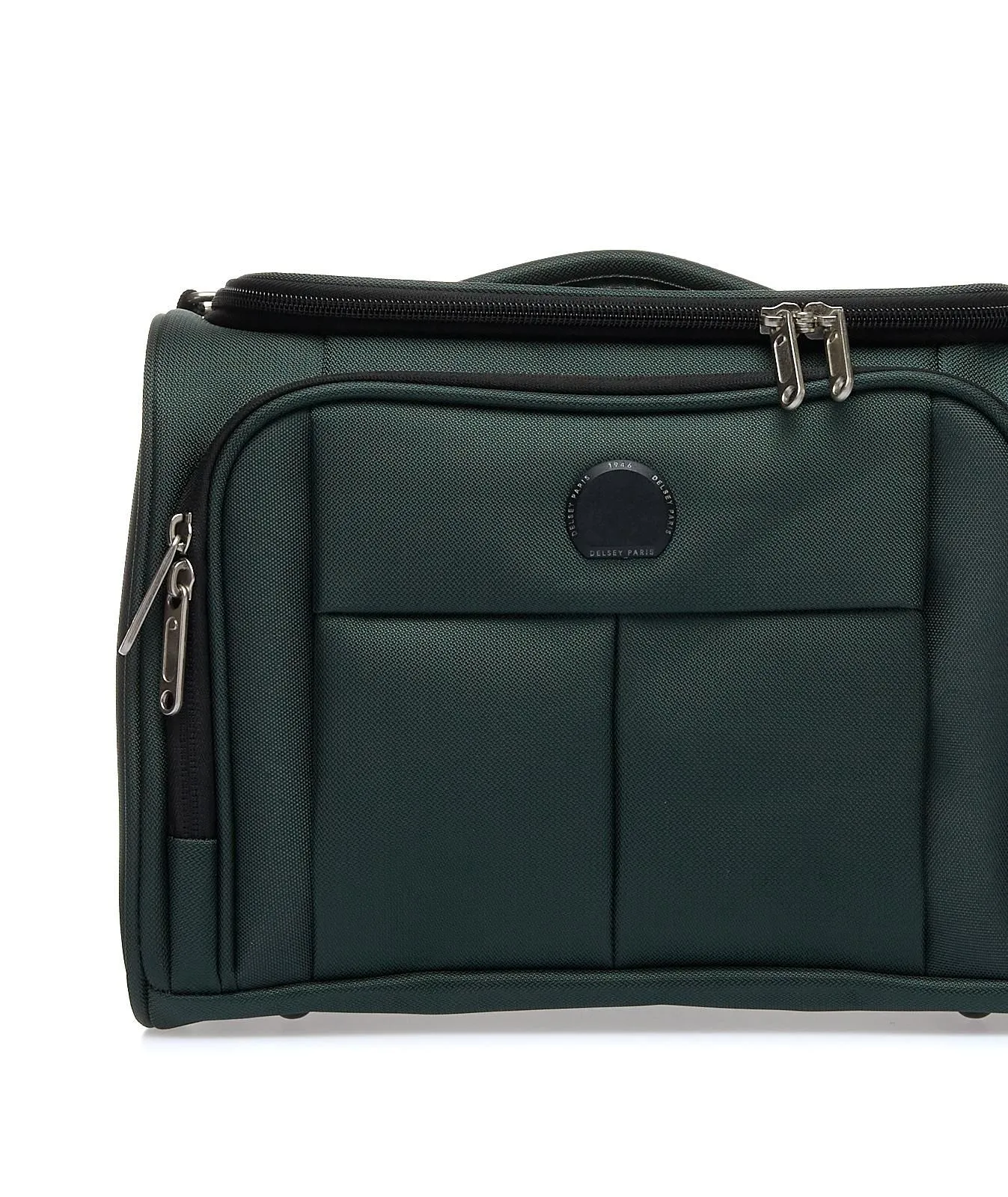Borsa da viaggio verde con tracolla
