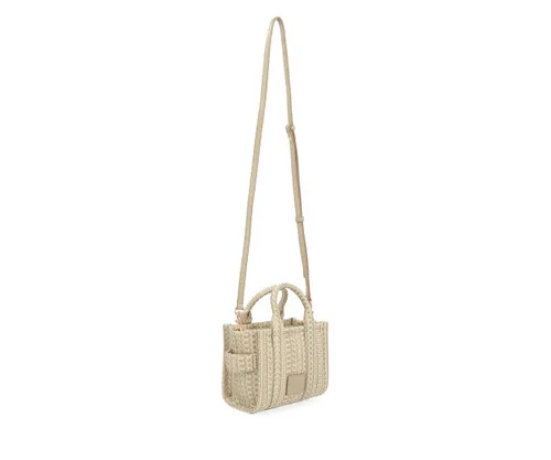 Borsa Marc Jacobs The Mini Monogram Tote Bag color khaki