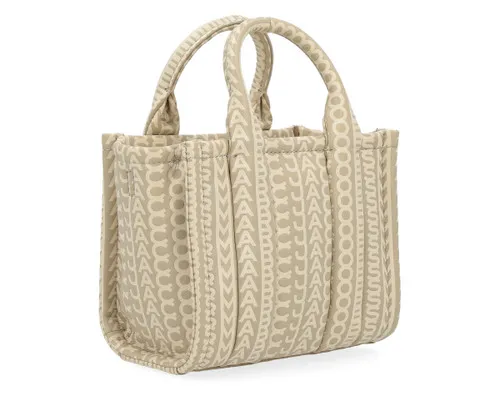 Borsa Marc Jacobs The Mini Monogram Tote Bag color khaki