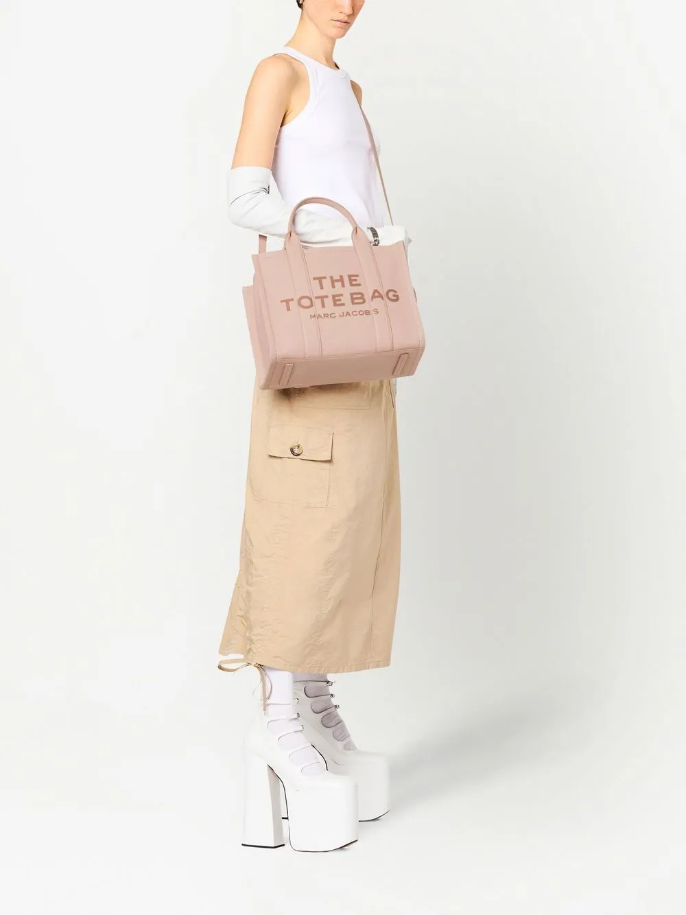 Borsa the medium tote in rosa - donna