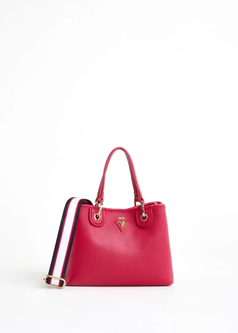 Borsa top handle in similpelle
