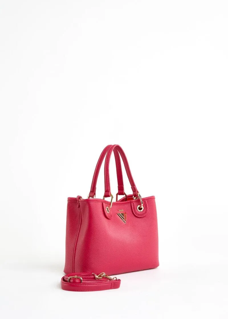 Borsa top handle in similpelle
