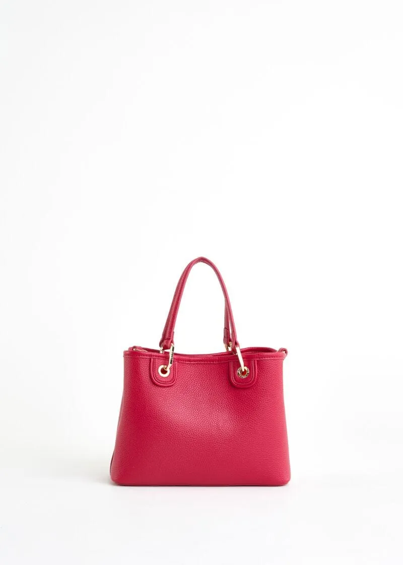 Borsa top handle in similpelle