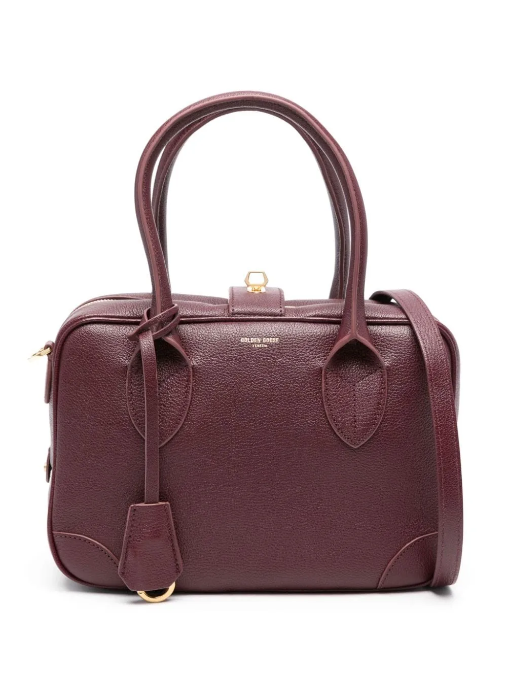 Borsa tote con stampa in viola Golden Goose - donna