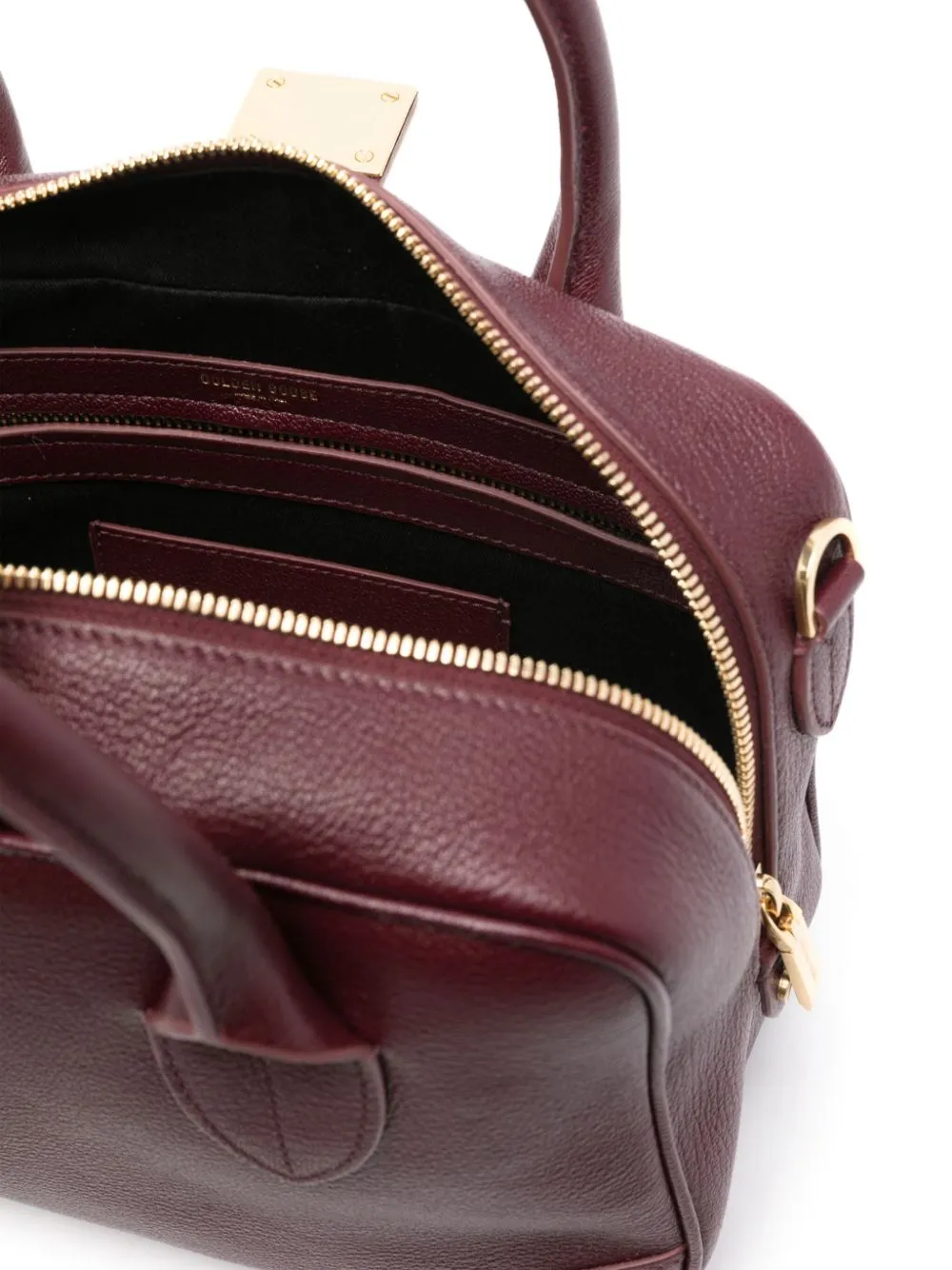 Borsa tote con stampa in viola Golden Goose - donna