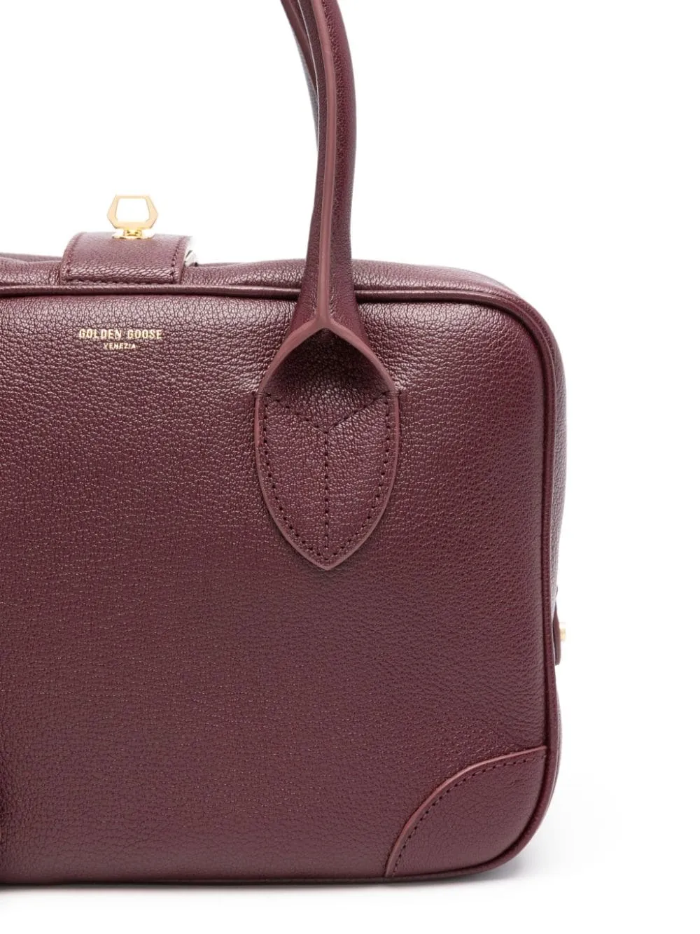 Borsa tote con stampa in viola Golden Goose - donna