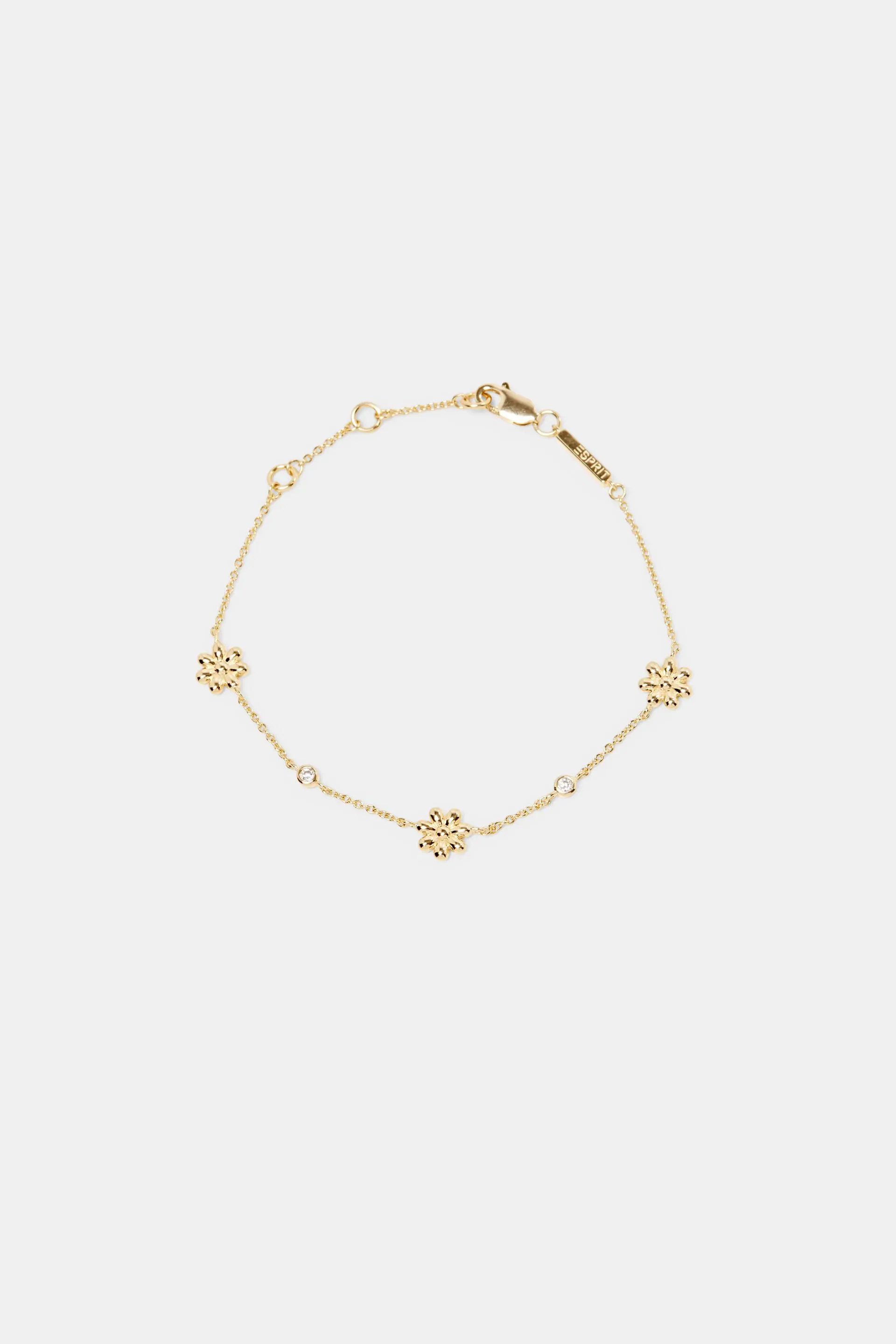 Bracciale con zirconi a margherita
