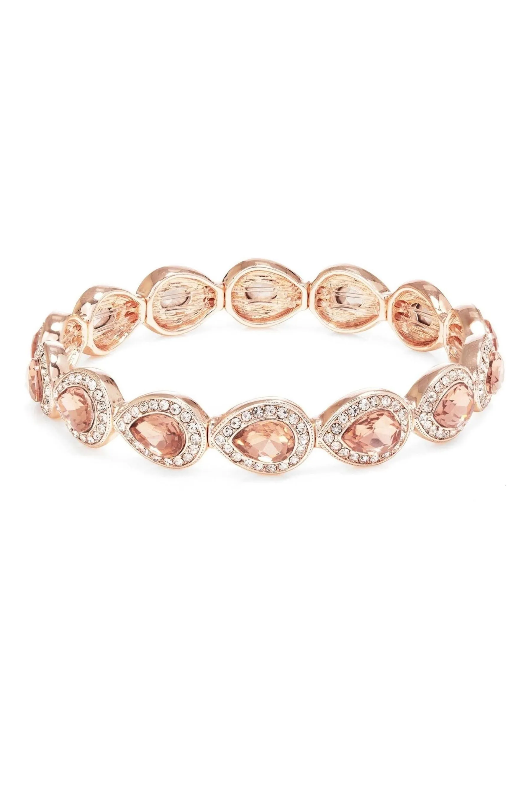 Bracciale elasticizzato placcato Jon Richard