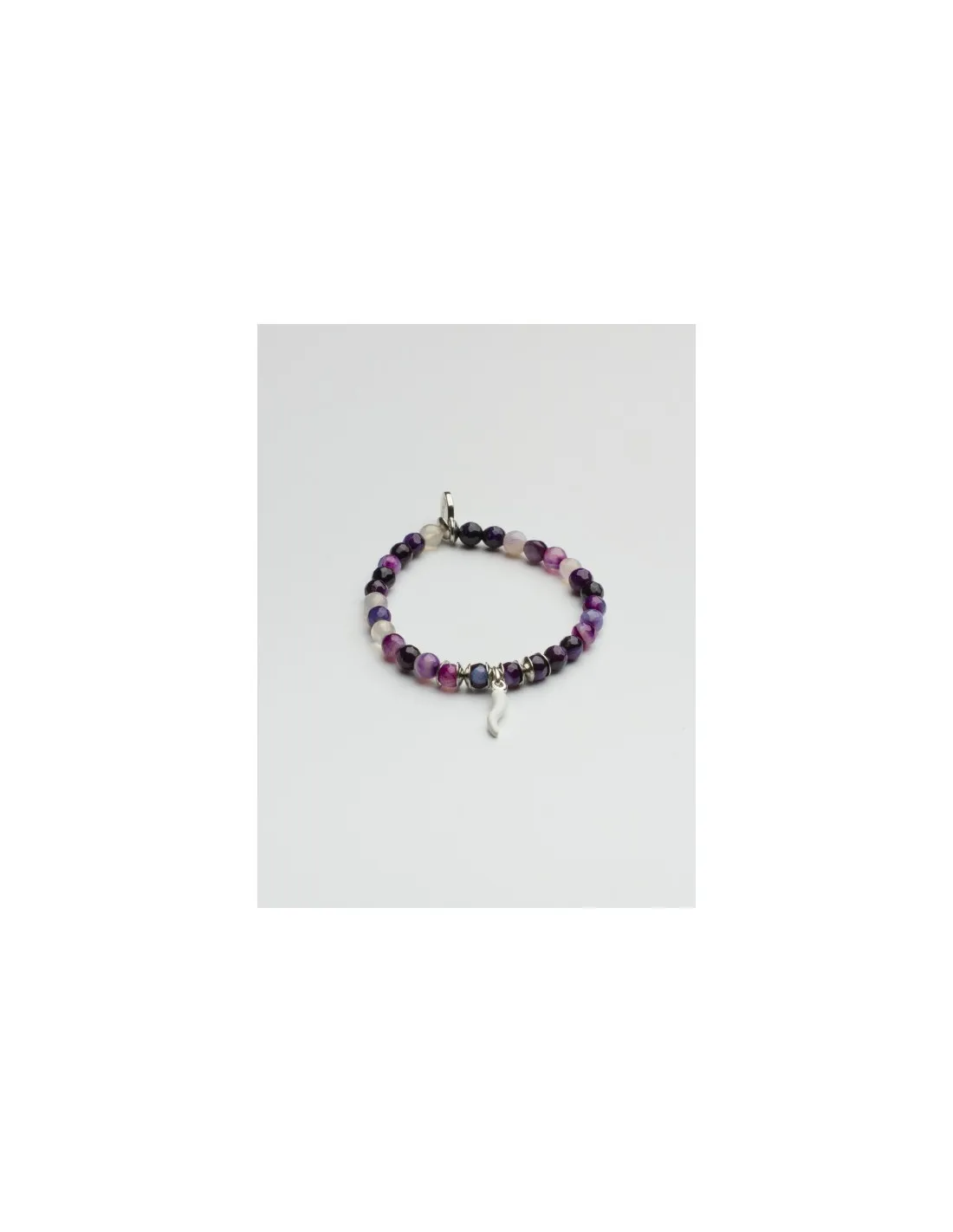 Bracciale Fefè Napoli - Ciuciù stone vesuvio viola