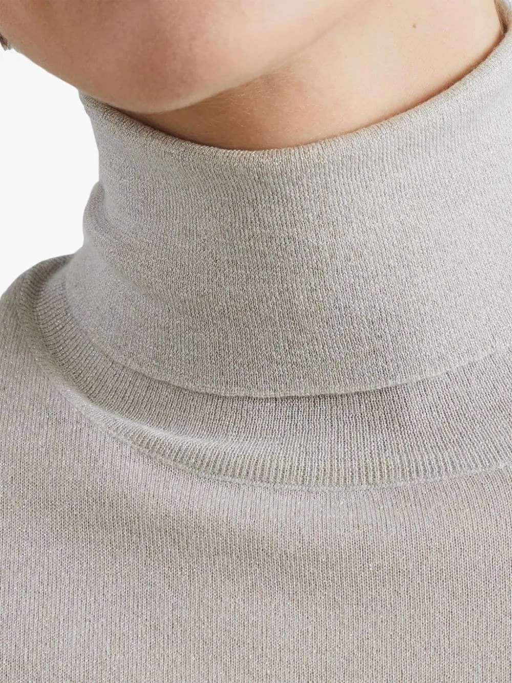   Brunello Cucinelli  Dolcevita in maglia rasata  