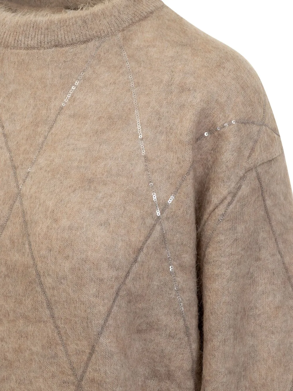 BRUNELLO CUCINELLI Maglia con Paillettes  