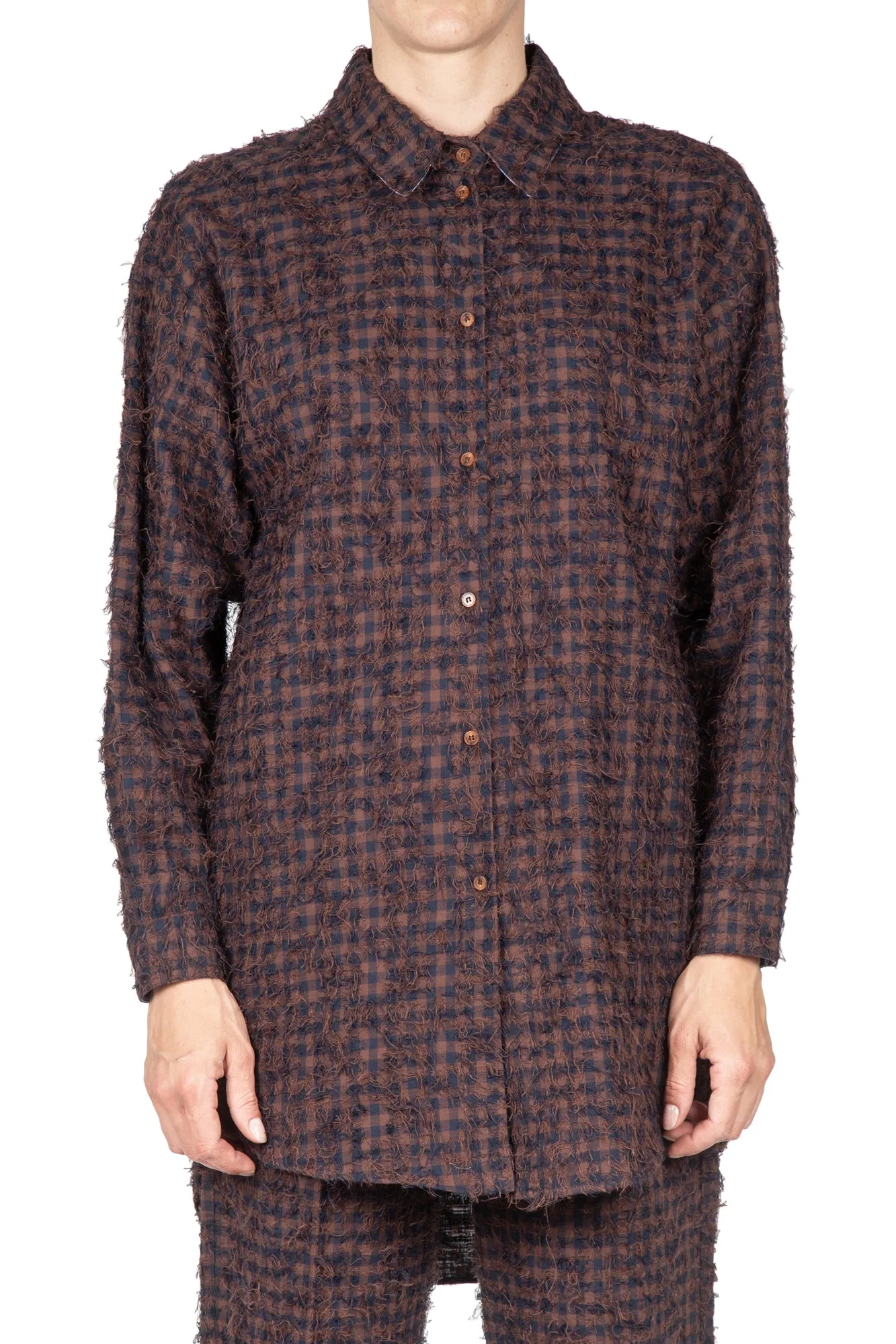 Camicia - 440191 - Marrone/Blu