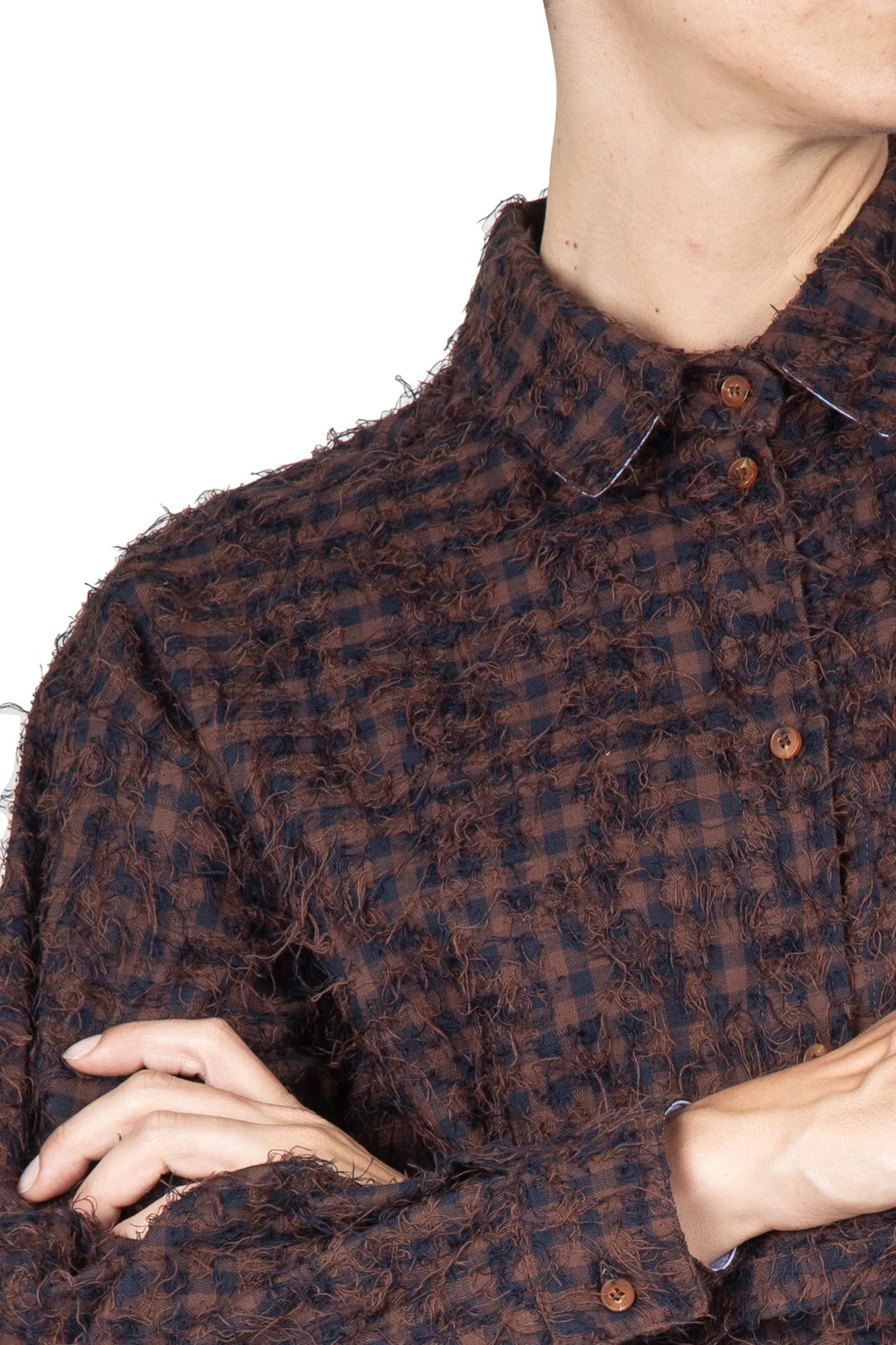 Camicia - 440191 - Marrone/Blu