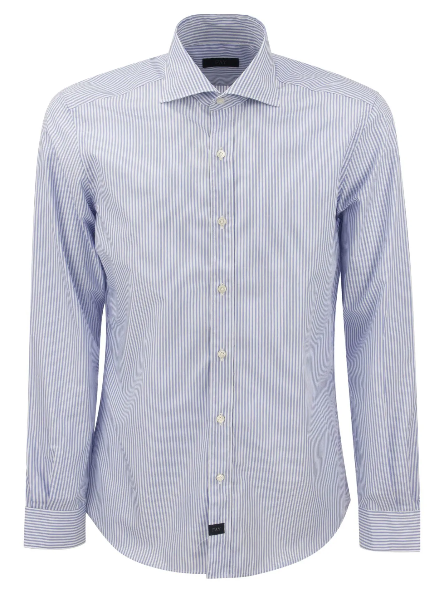 Camicia collo francese in cotone