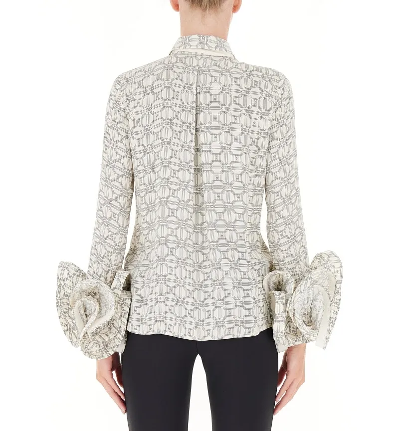Camicia con rouches