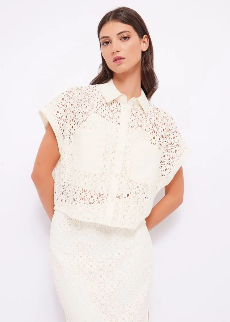 Camicia in pizzo