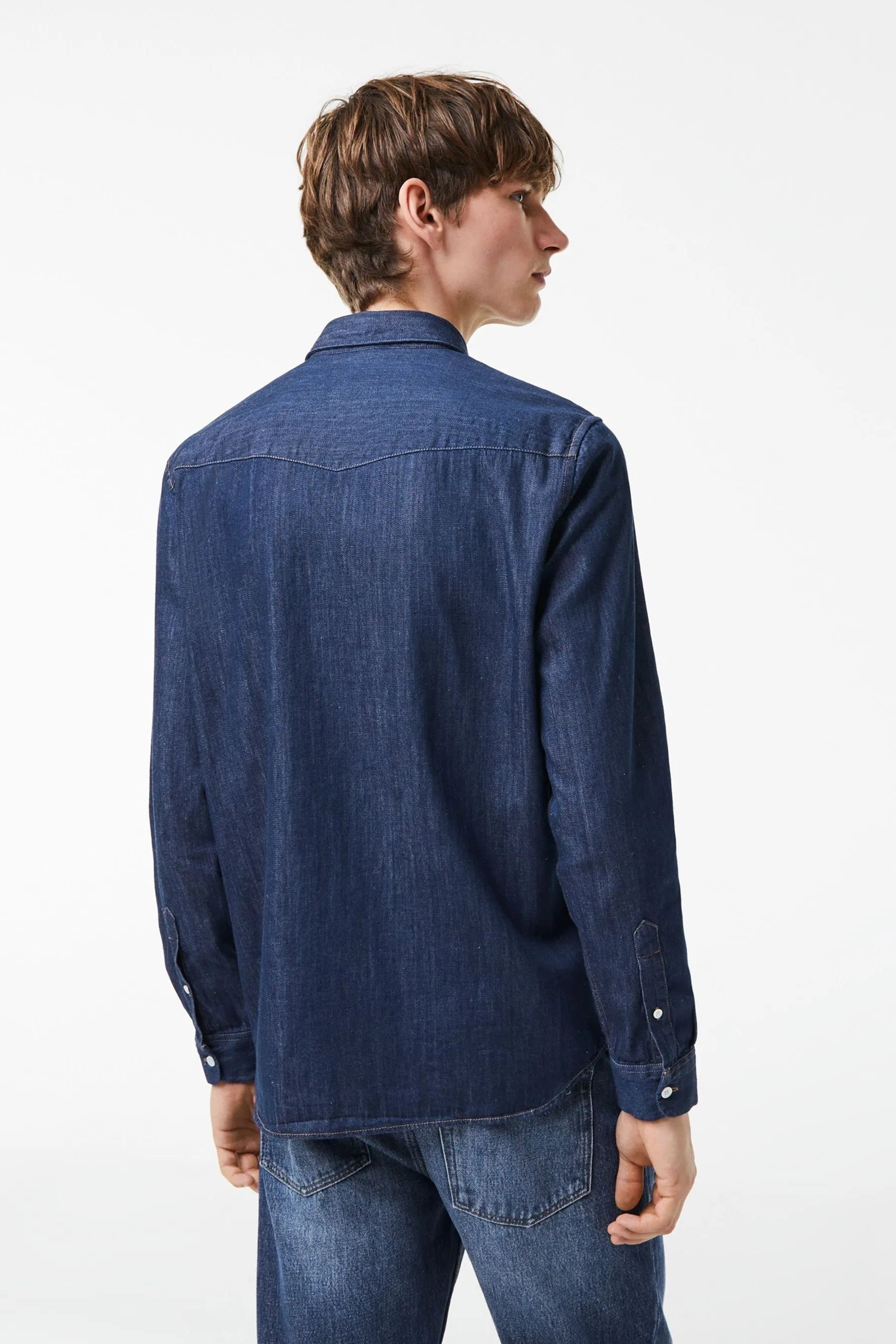 Camicia Lacoste Denim a righe    