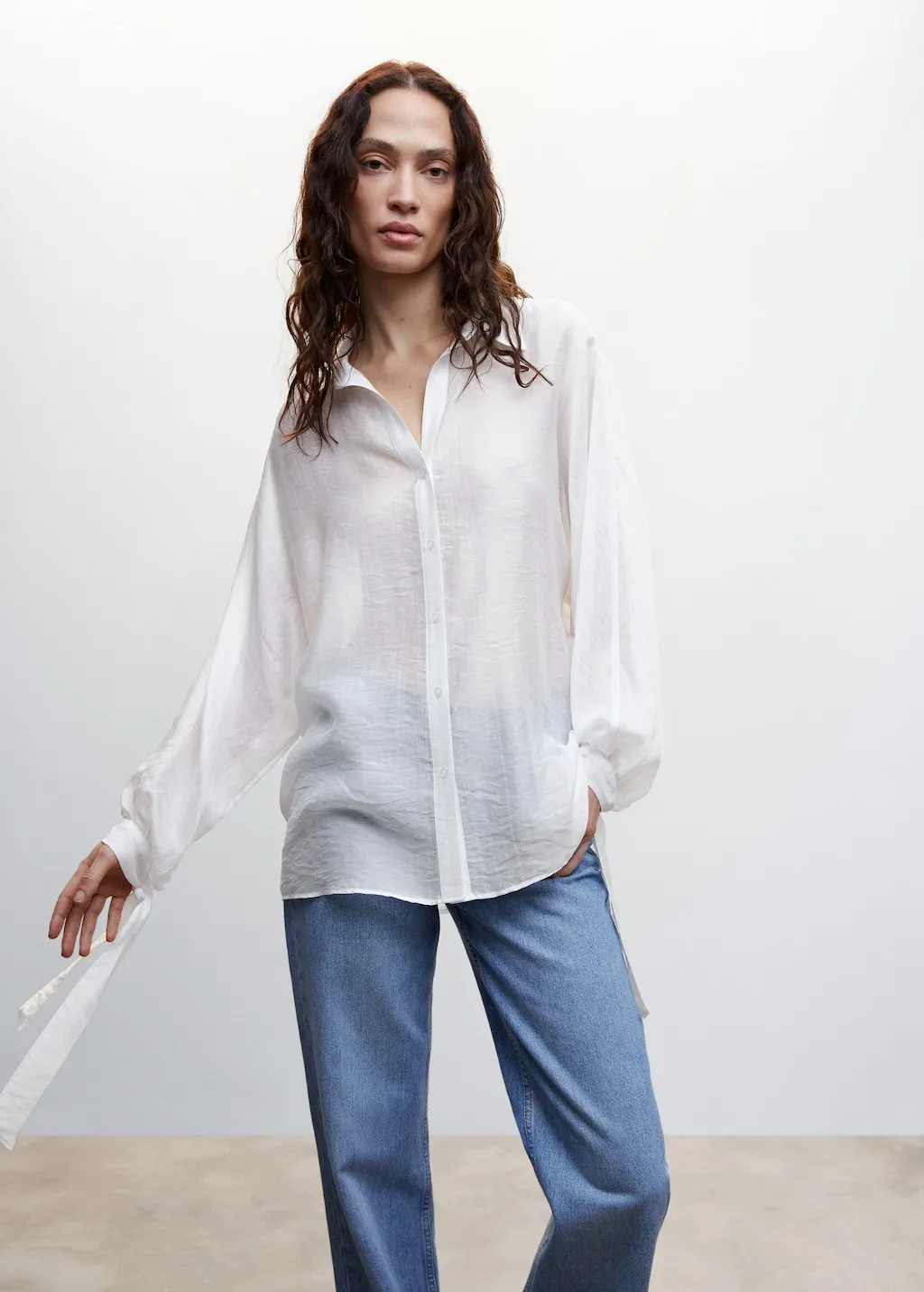 Camicia manica fiocco